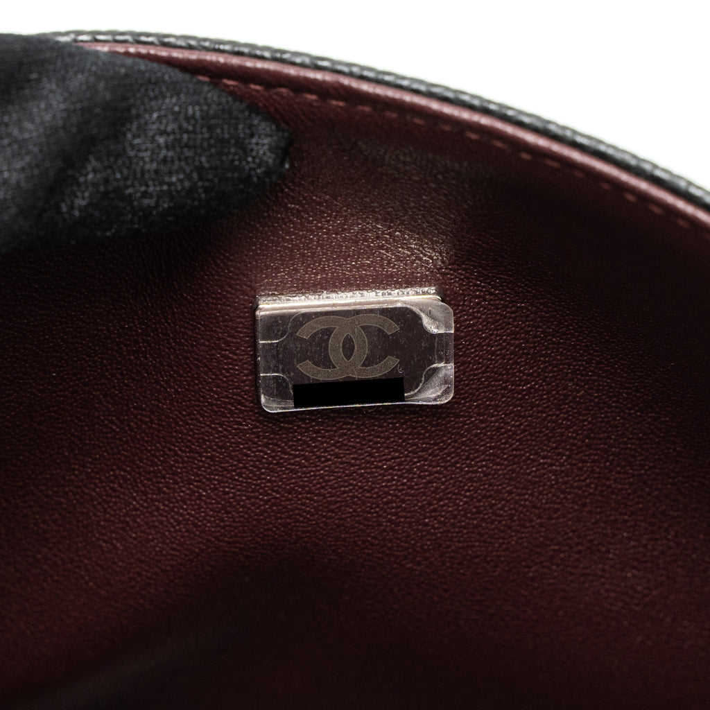 Chanel Small Classic Double Flap Bag Caviar Black  (Microchip)