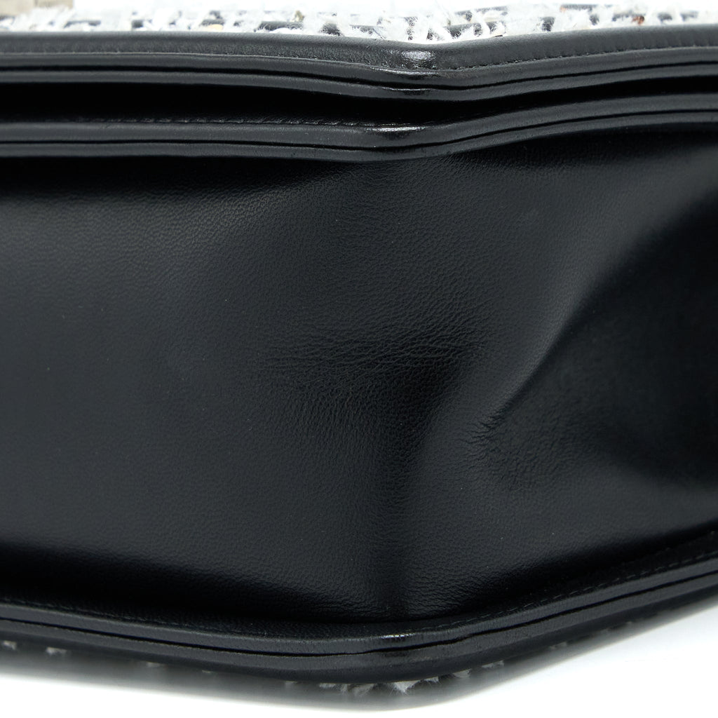 Chanel Medium Boy Bag Limited Lambskin Black/White