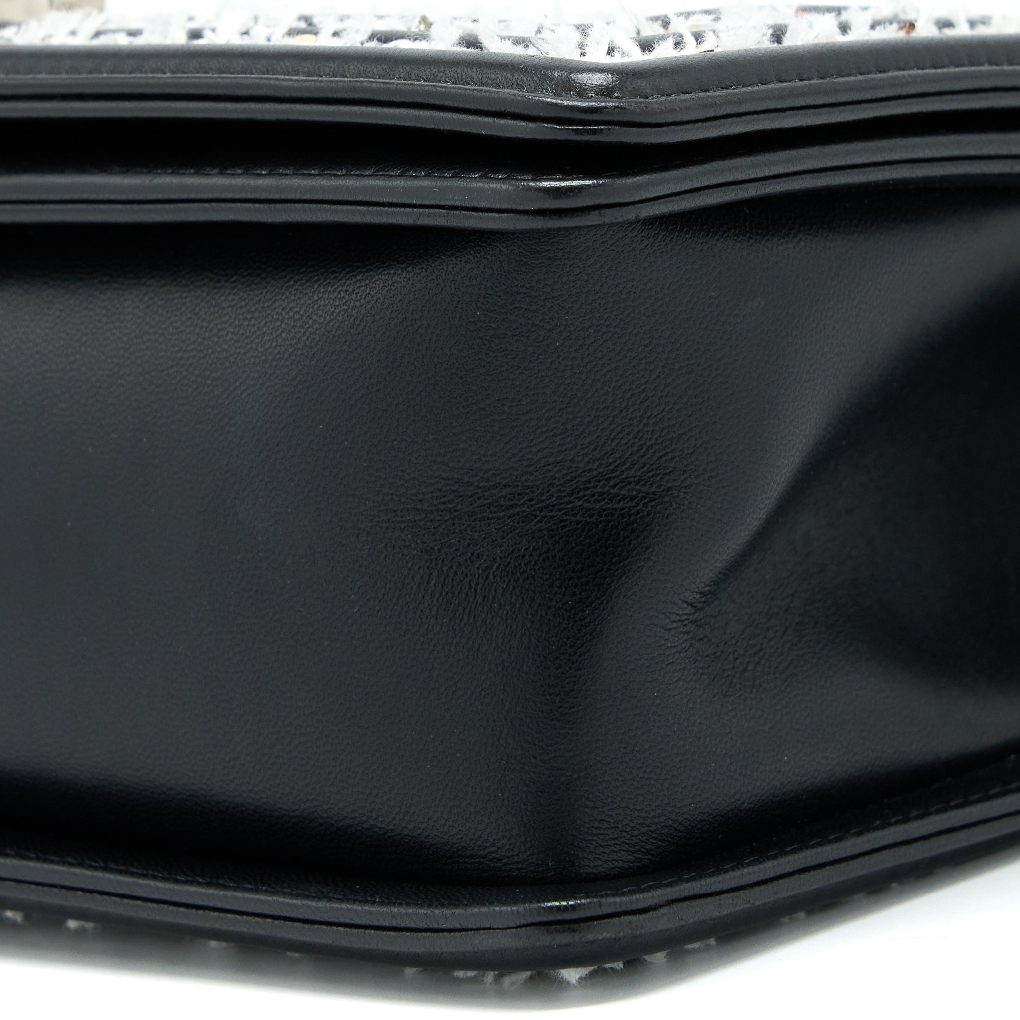 Chanel Medium Boy Bag Limited Lambskin Black/White