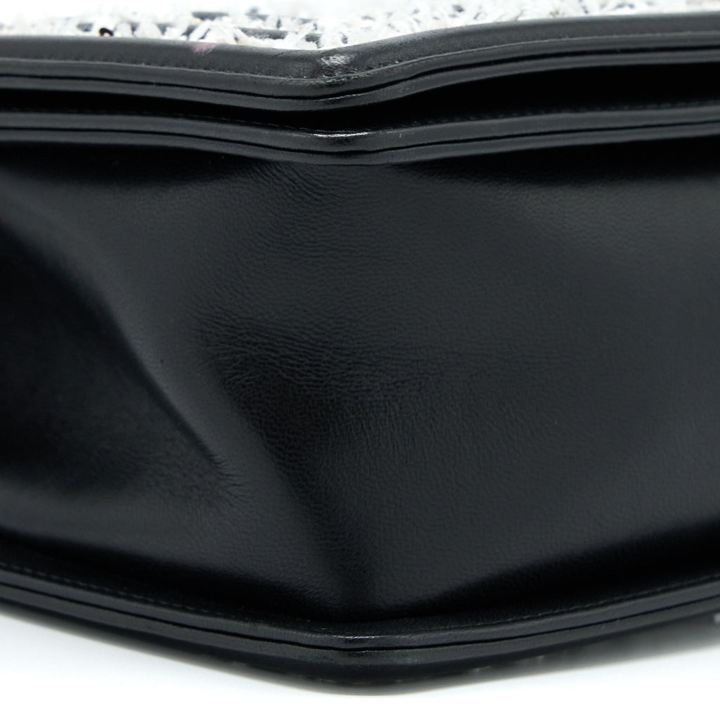 Chanel Medium Boy Bag Limited Lambskin Black/White