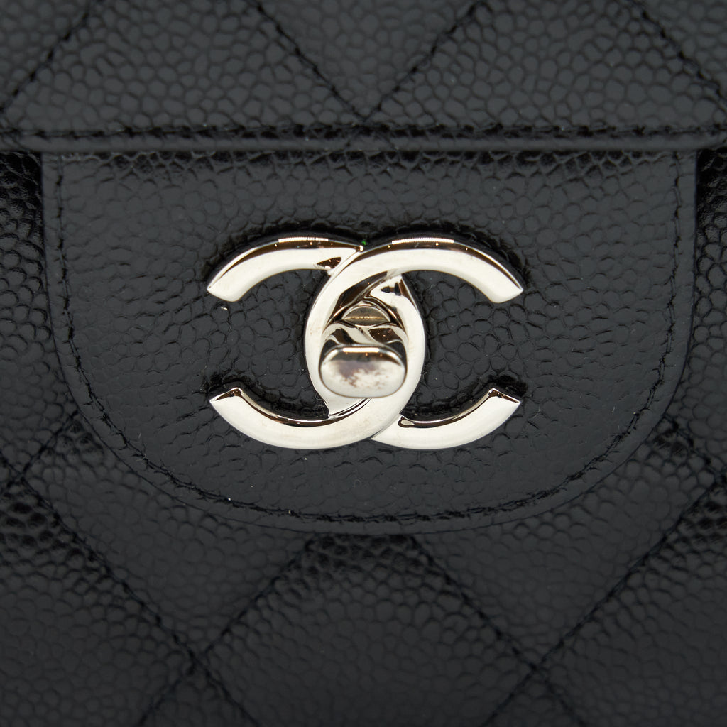 Chanel Jumbo Classic Double Flap Bag Caviar Black