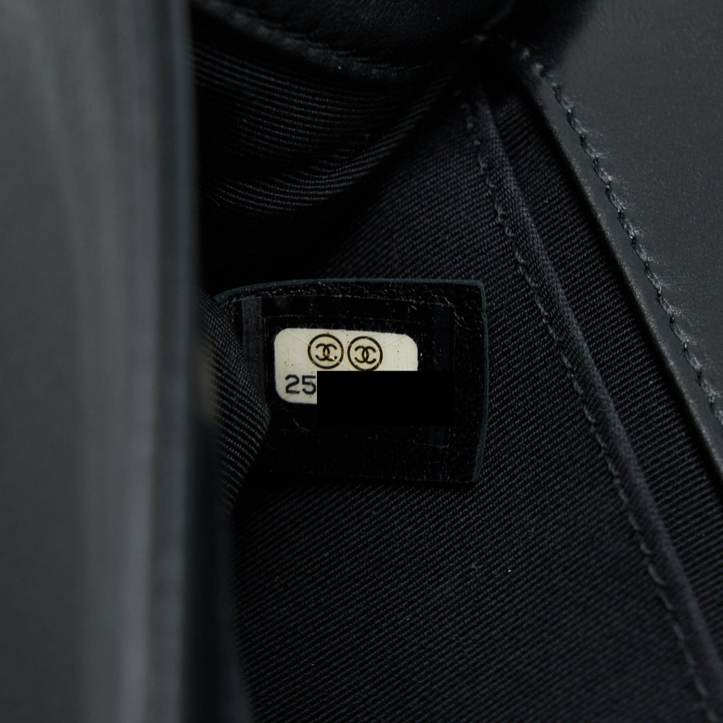 Chanel Medium Boy Bag Limited Lambskin Black/White
