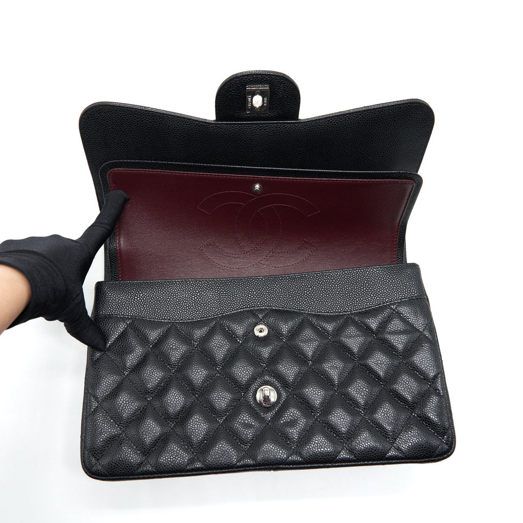 Chanel Jumbo Classic Double Flap Bag Caviar Black