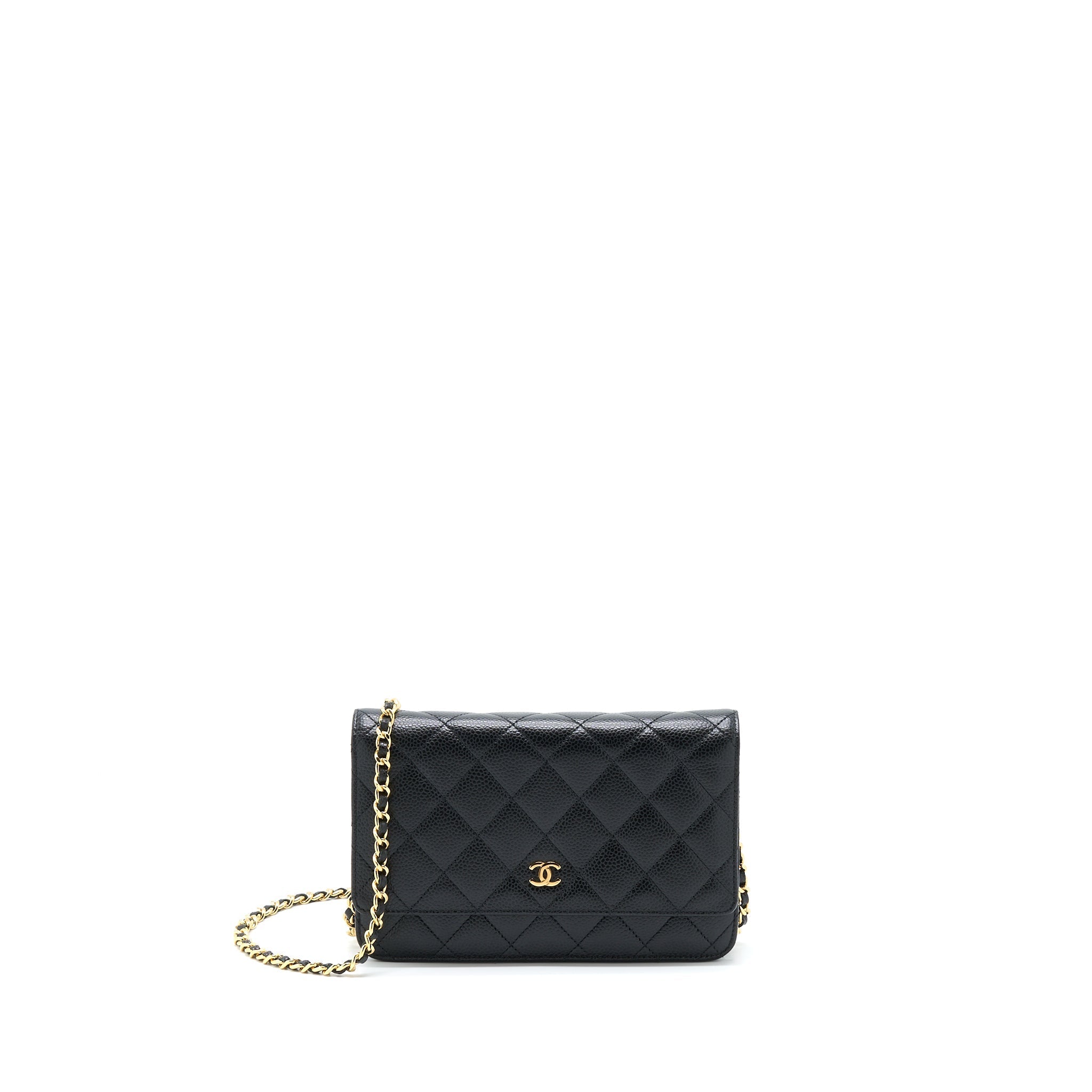 Chanel Classic Wallet On Chain Caviar Black