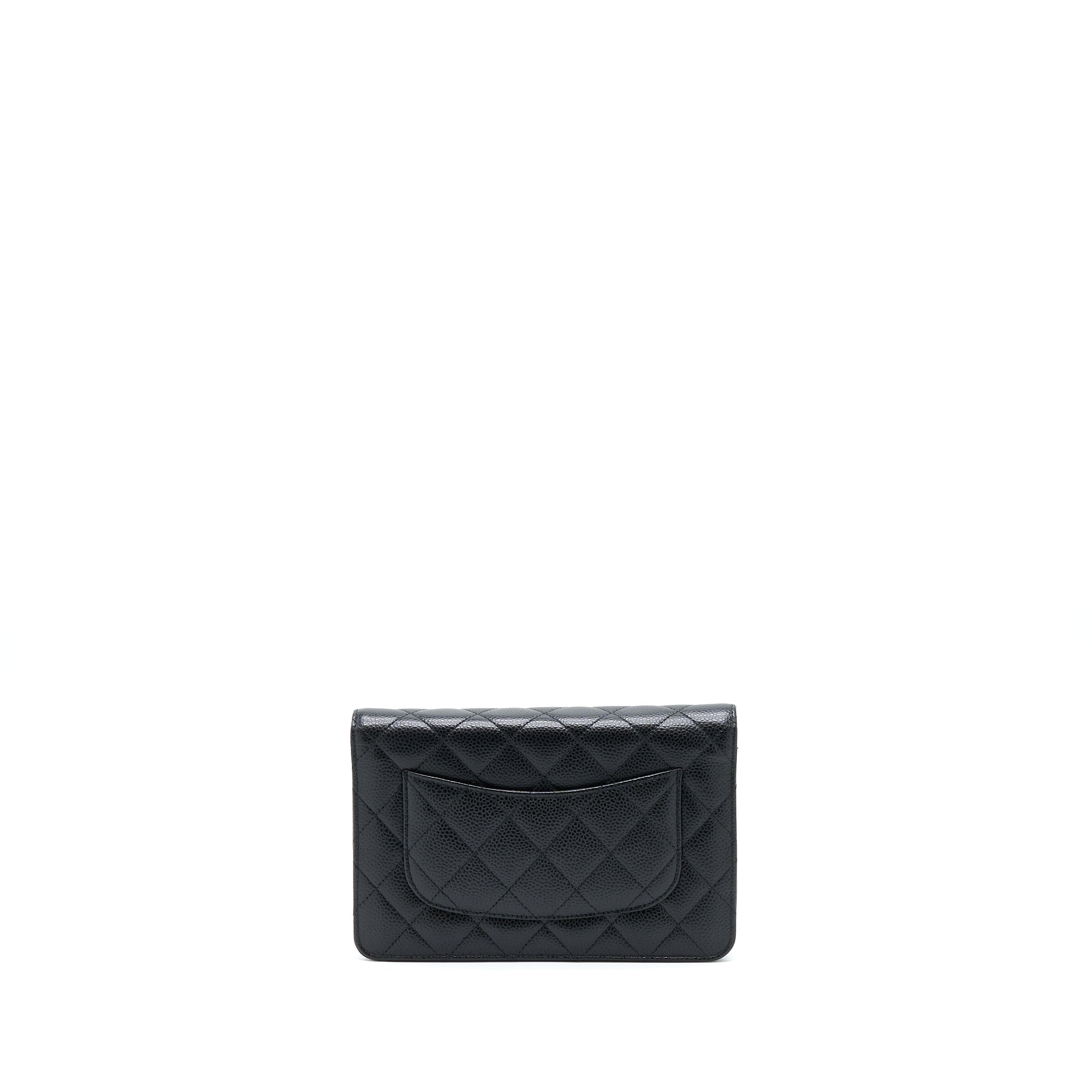 Chanel Classic Wallet On Chain Caviar Black