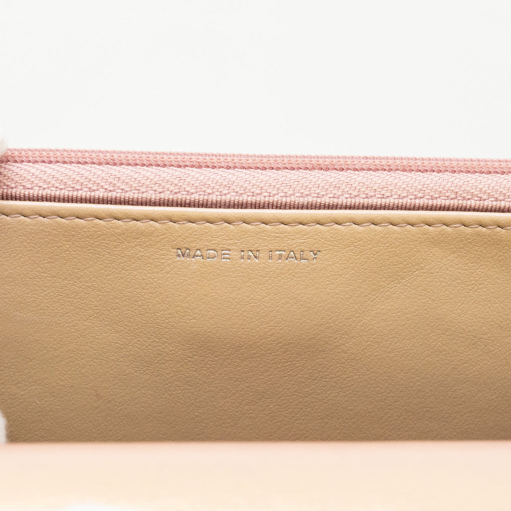 Chanel Classic Wallet on Chain Lambskin Iridescent Pink  (Microchip)