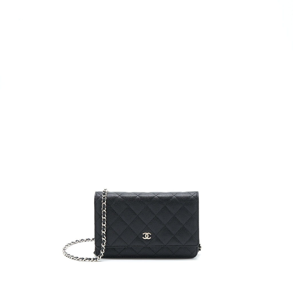 Chanel Classic Wallet On Chain Caviar Black