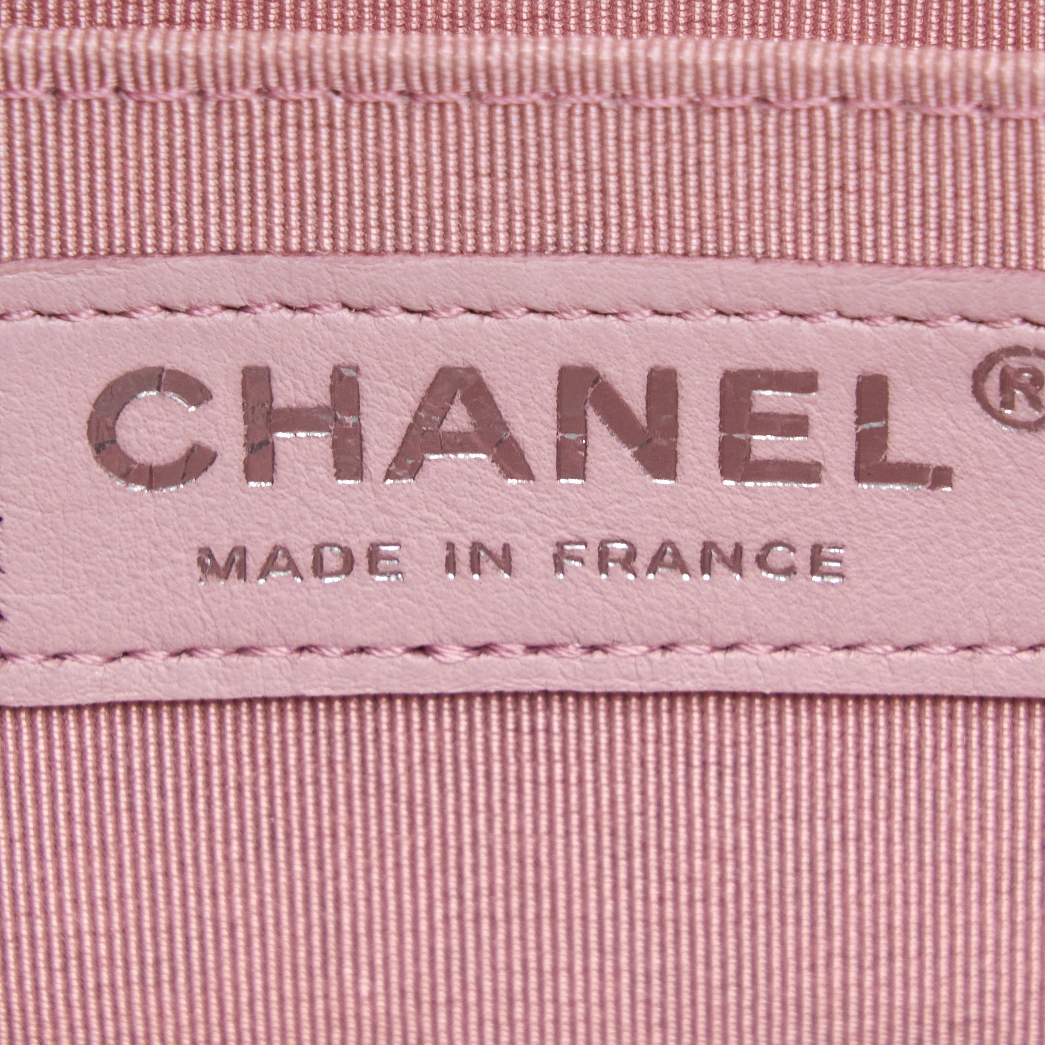 Chanel Seasonal Mini Rectangular Flap Bag Tweed Pink/Multicolour