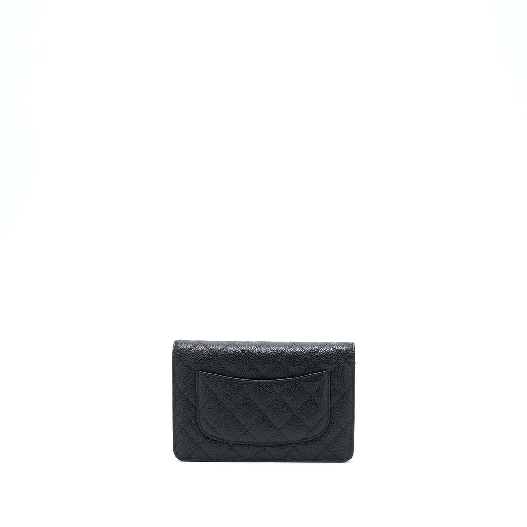 Chanel Classic Wallet On Chain Caviar Black