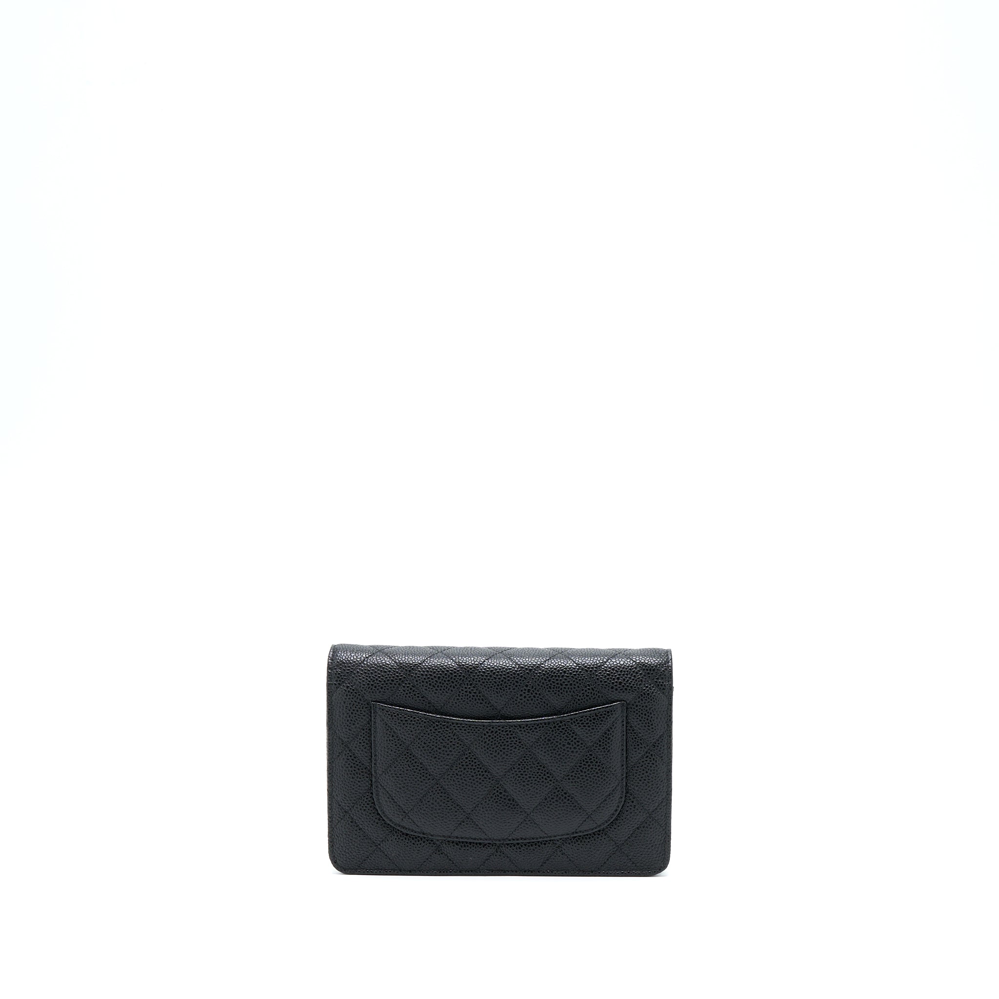 Chanel Classic Wallet On Chain Caviar Black