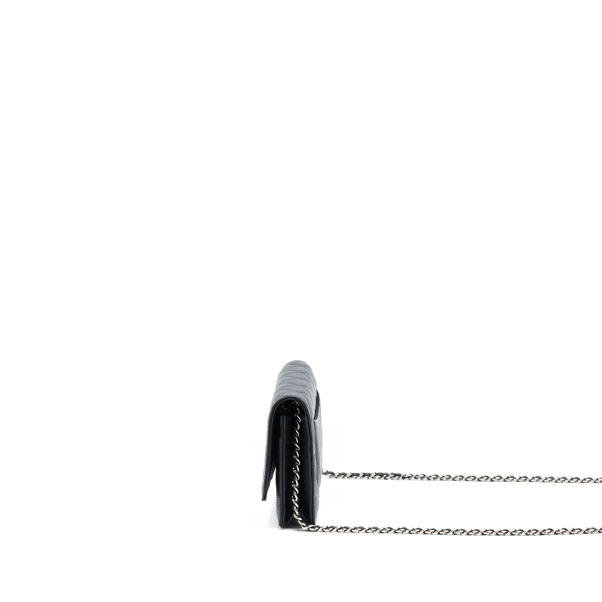 Chanel Classic Wallet On Chain Caviar Black