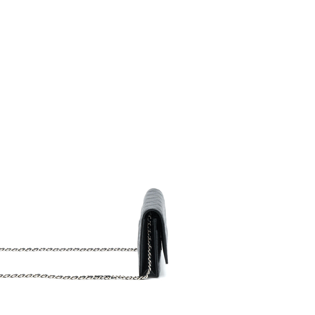 Chanel Classic Wallet On Chain Caviar Black