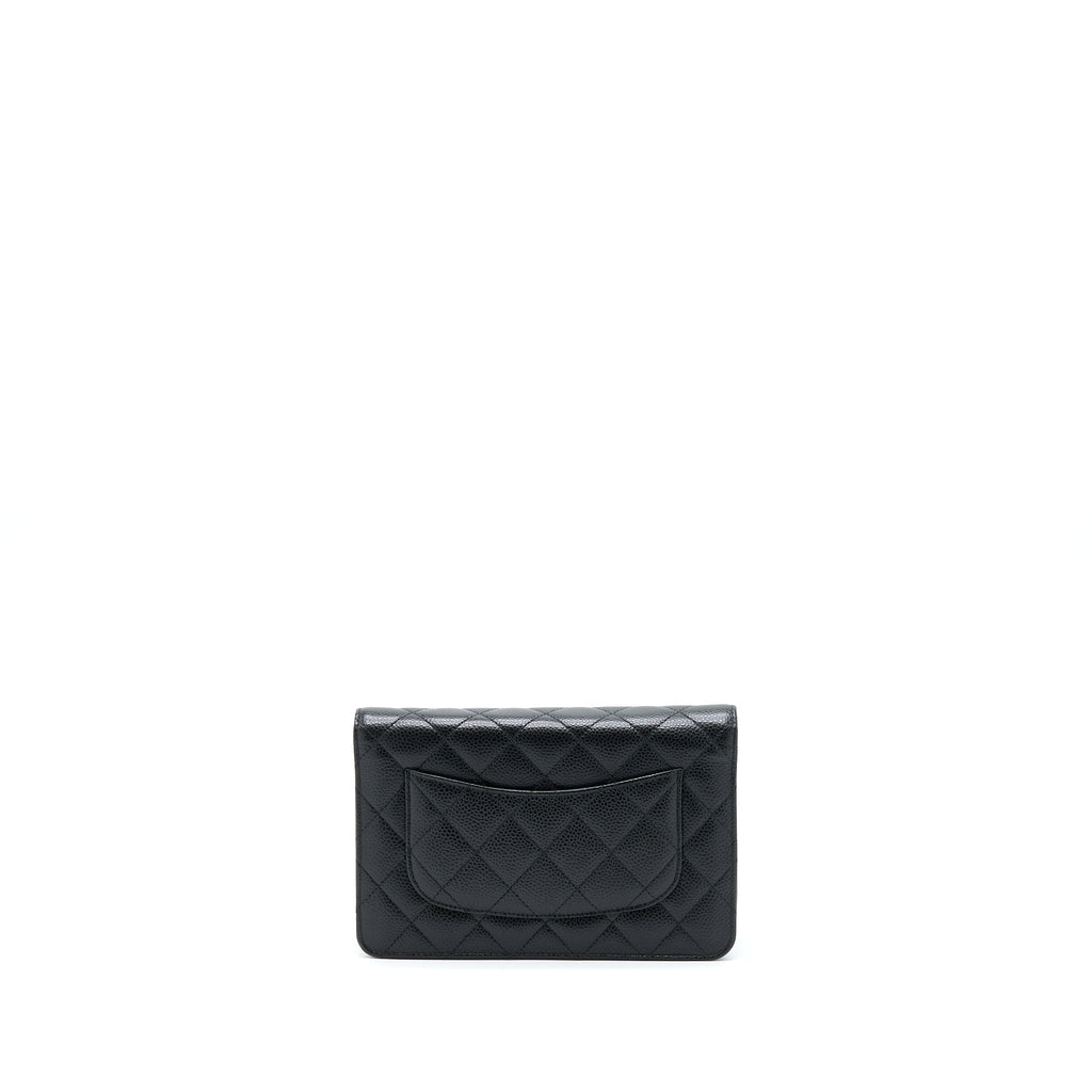 Chanel Classic Wallet On Chain Caviar Black