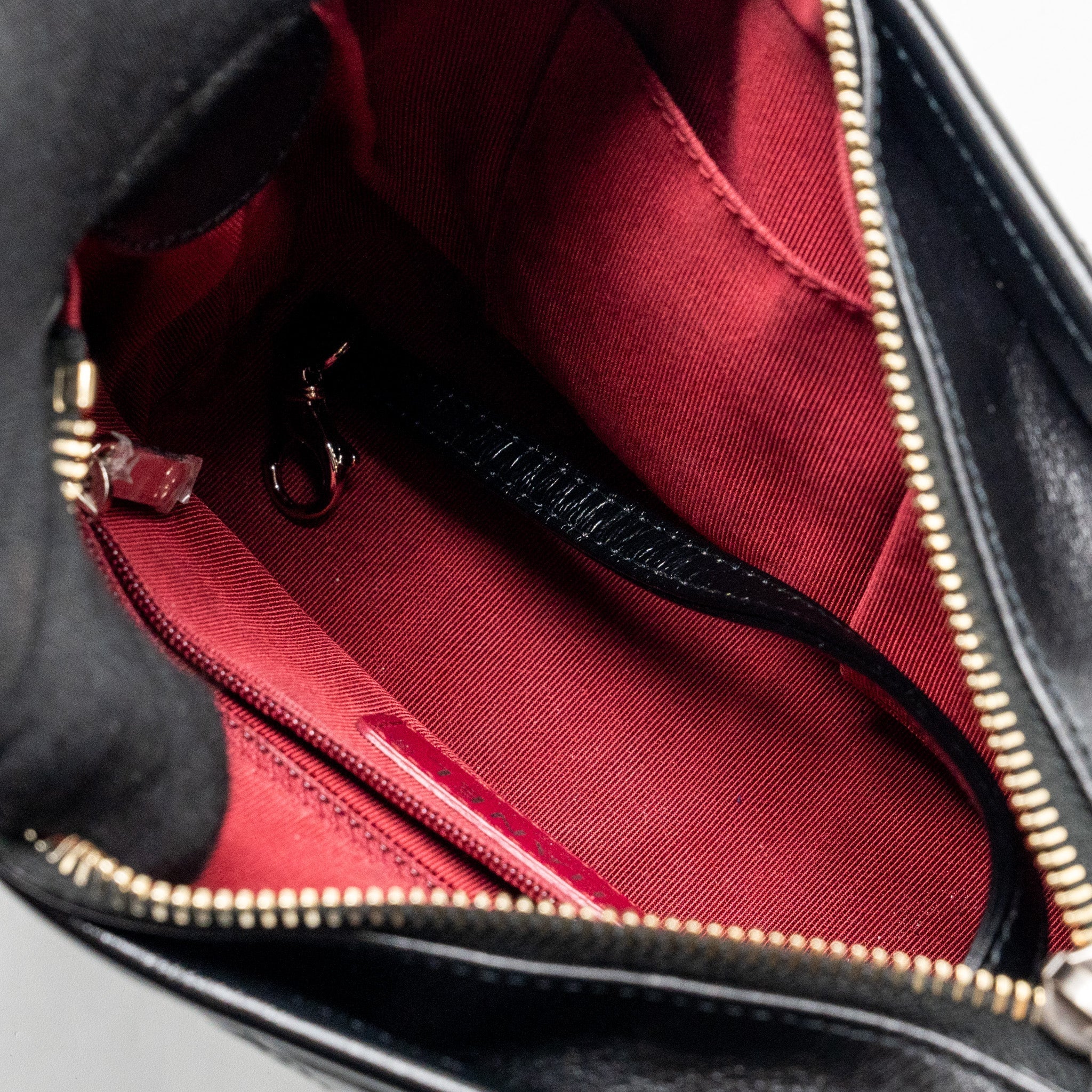 Chanel Small Gabrielle Hobo Bag Aged Calfskin Black Multicolour Hardware