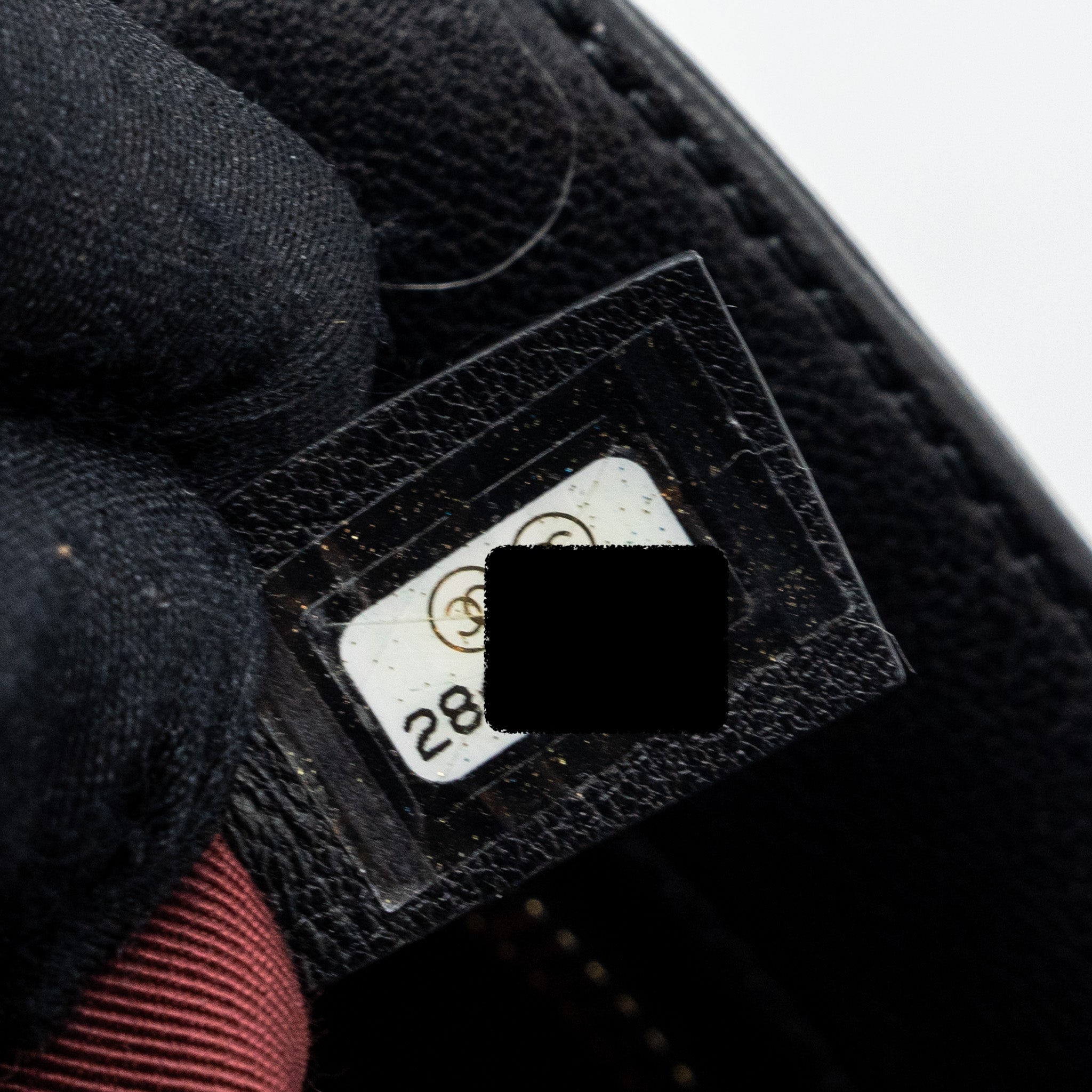 Chanel CC chain logo camera bag lambskin black