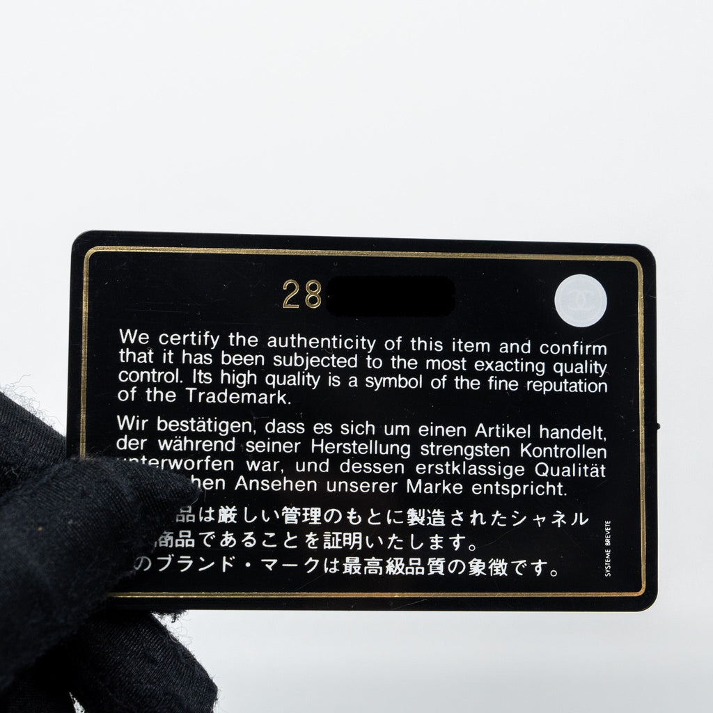 Chanel CC chain logo camera bag lambskin black