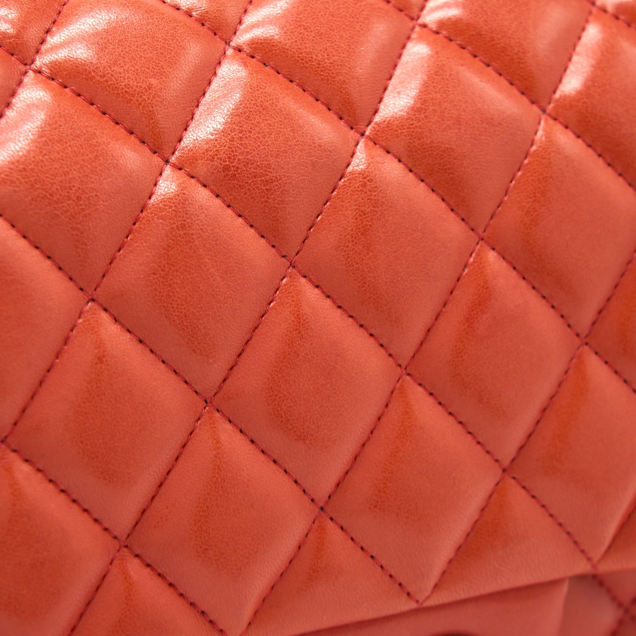 Chanel Jumbo Classic Double Flap Bag Lambskin Coral