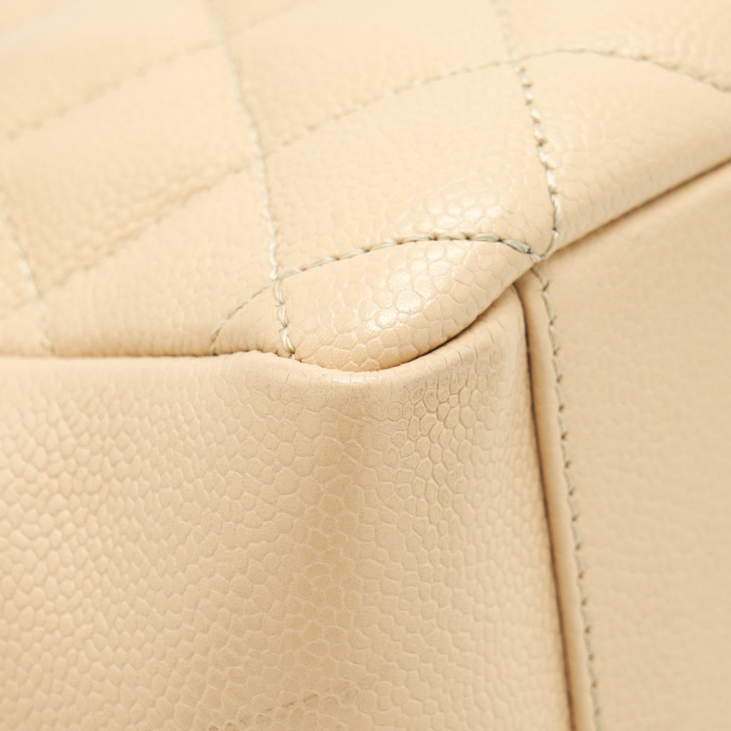 Chanel Grand Shopping Tote Bag Caviar Beige