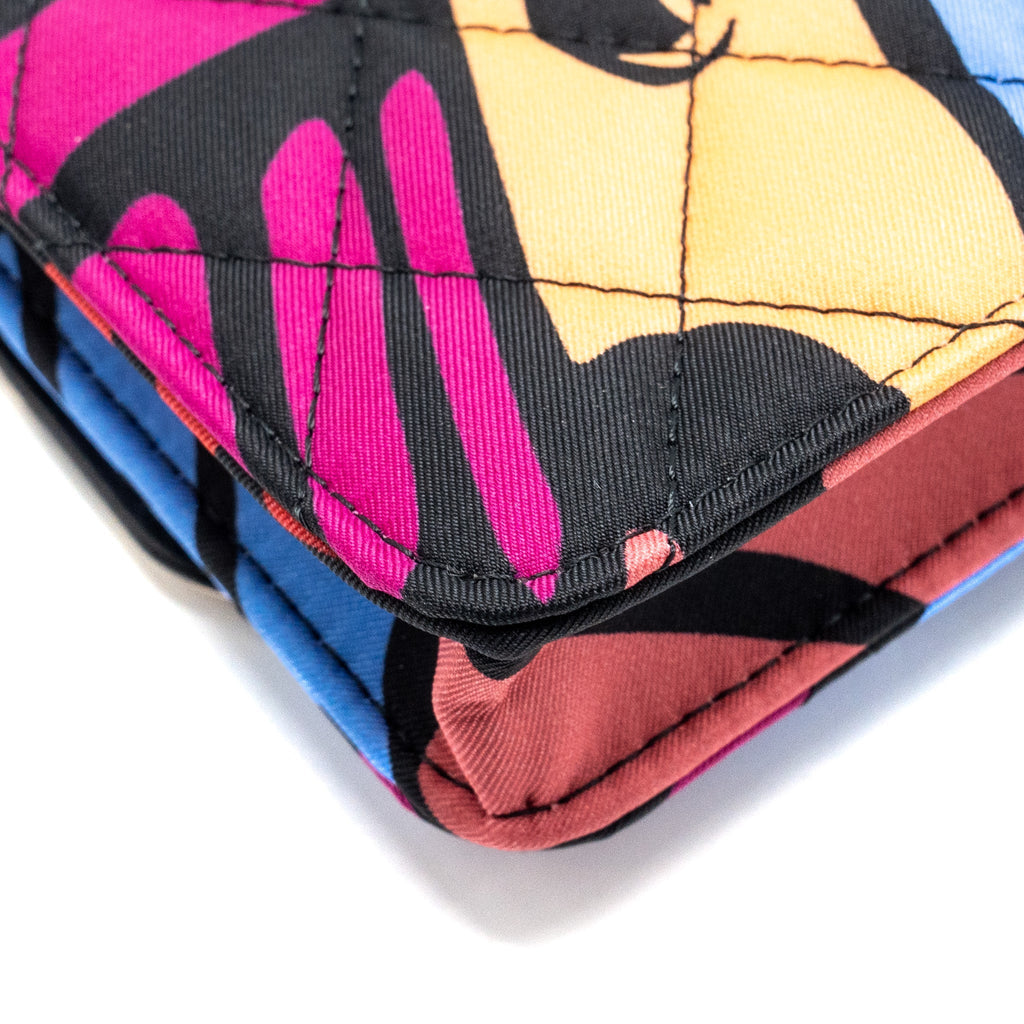 Chanel 22S Mini flap Bag fabric multicolour L