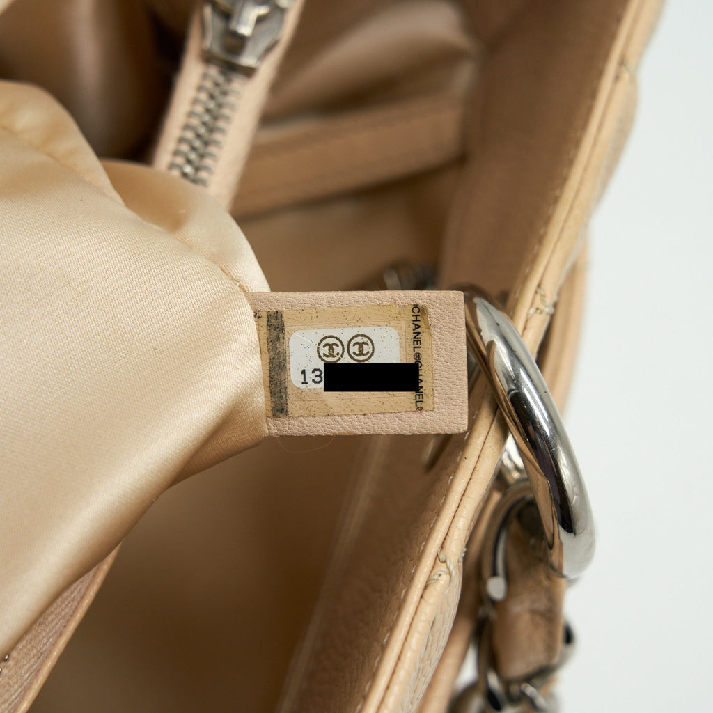 Chanel Grand Shopping Tote Bag Caviar Beige