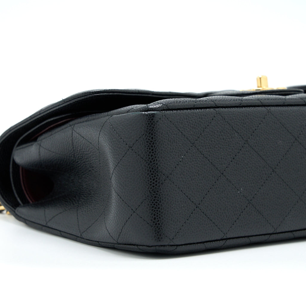 Chanel Jumbo Classic Double Flap Bag Caviar Black