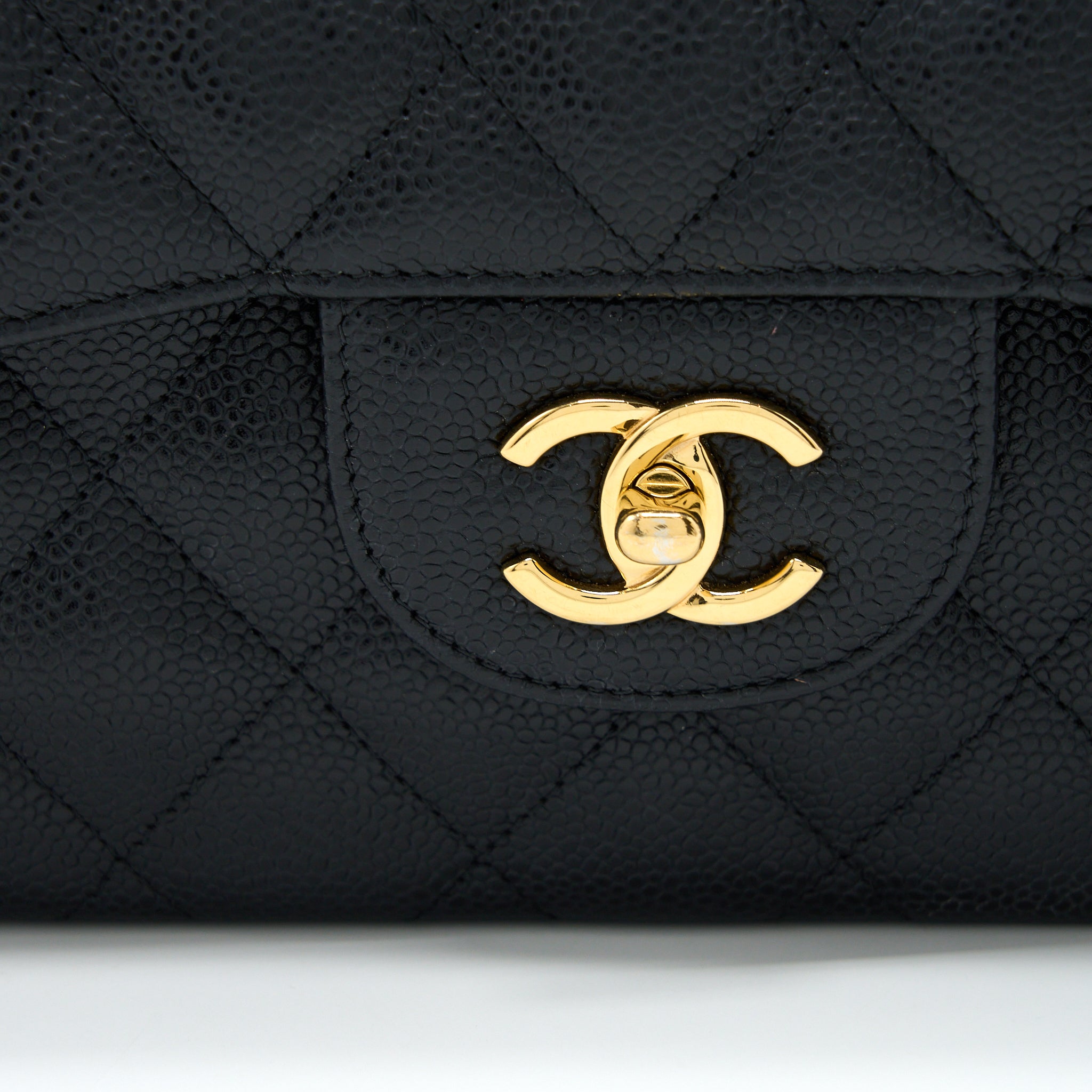 Chanel Jumbo Classic Double Flap Bag Caviar Black