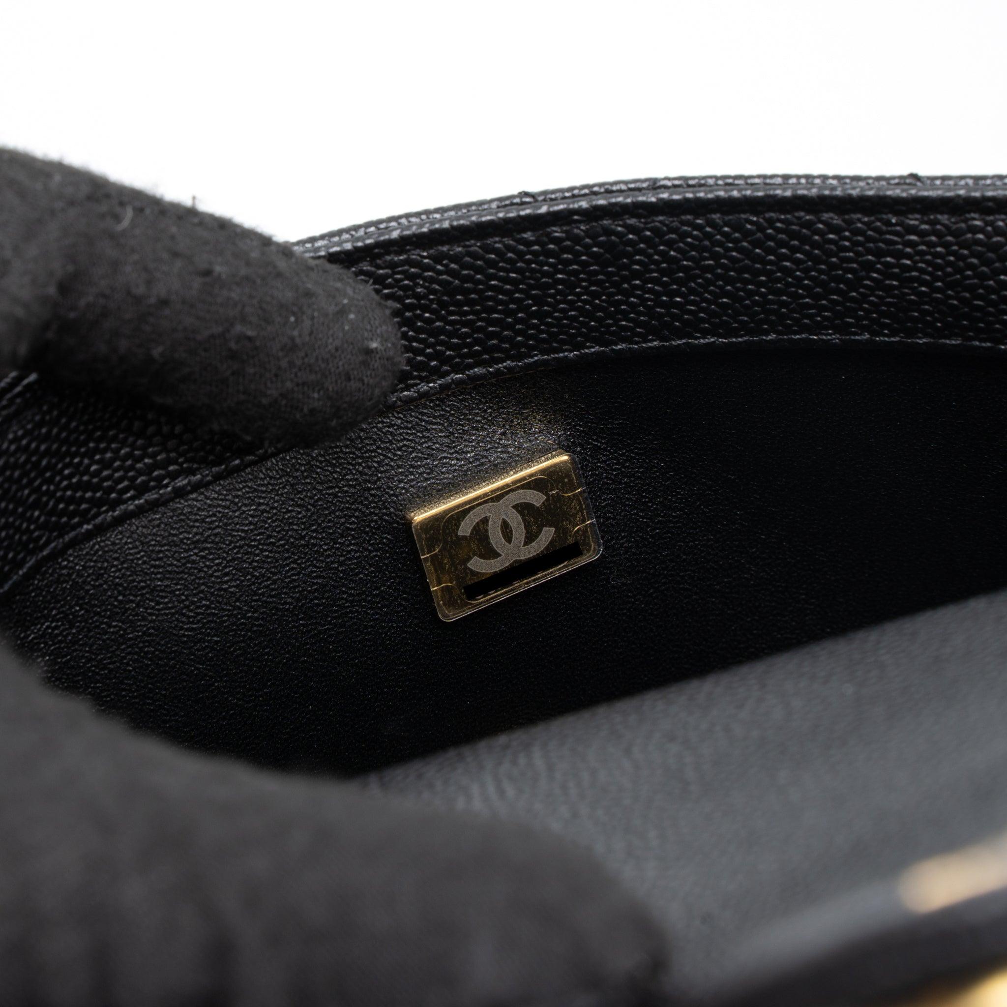 Chanel 23P Mini Coco Love Flap Bag Caviar Black  (Microchip)