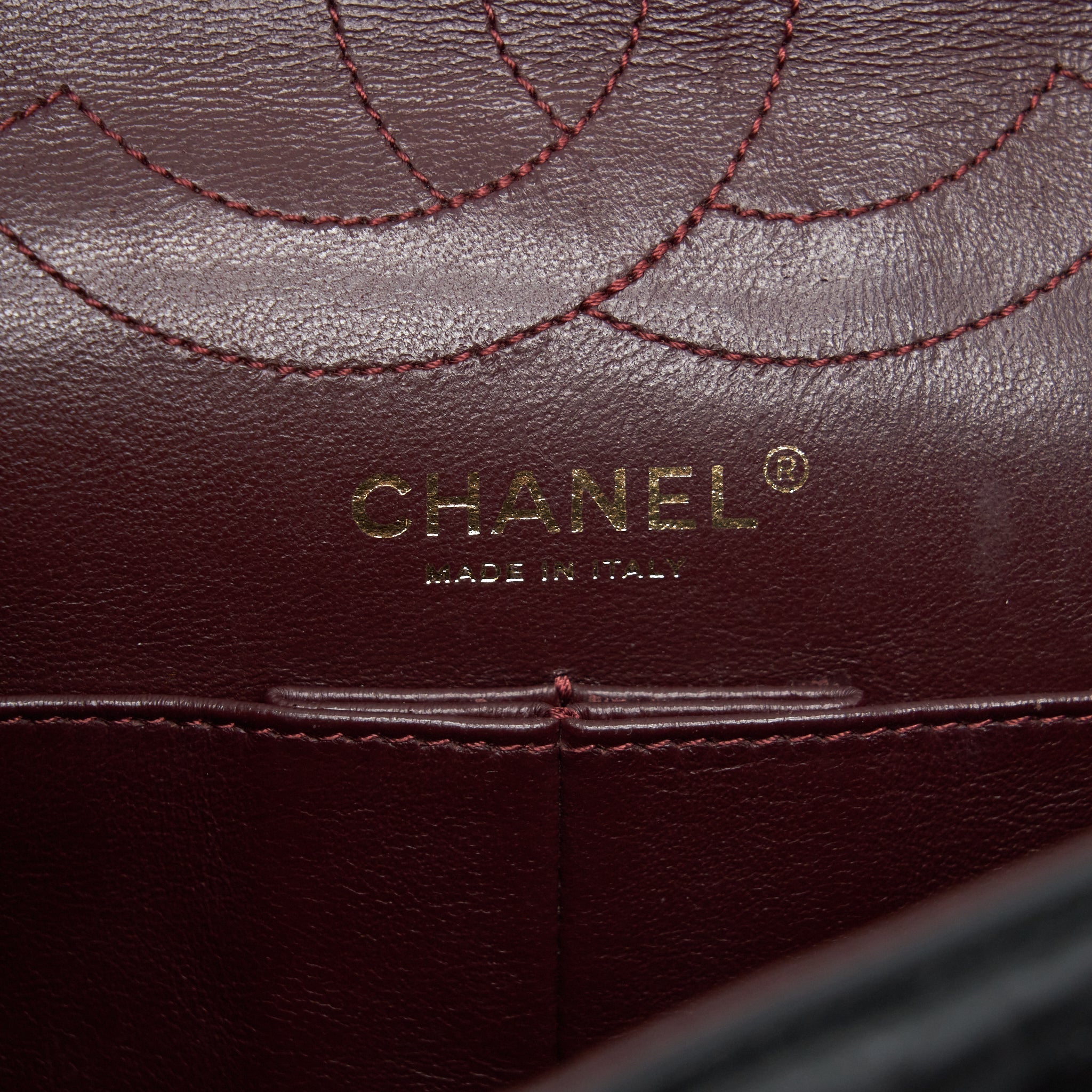 Chanel 2.55 226 Reissue Double Flap Bag Calfskin Black