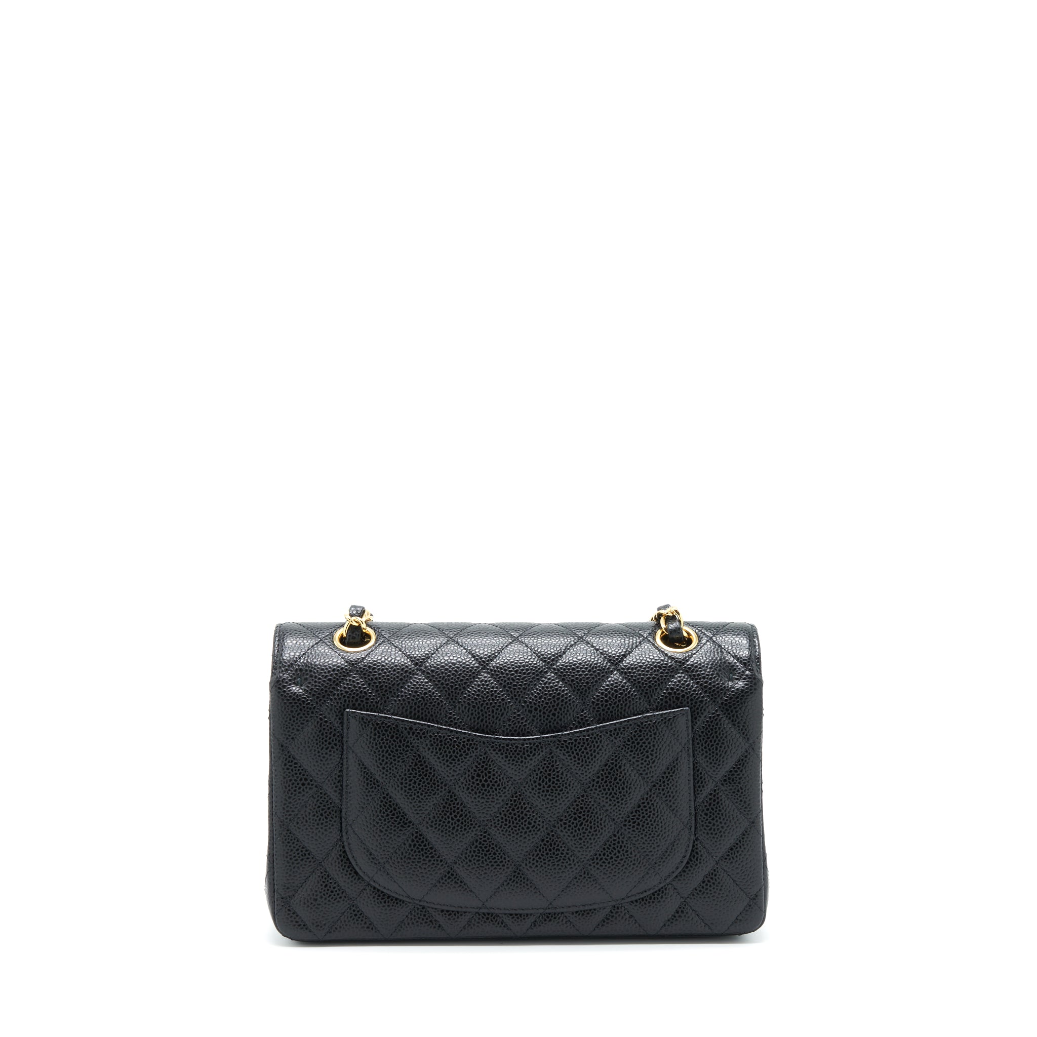 Chanel Small Classic Double Flap Caviar Black
