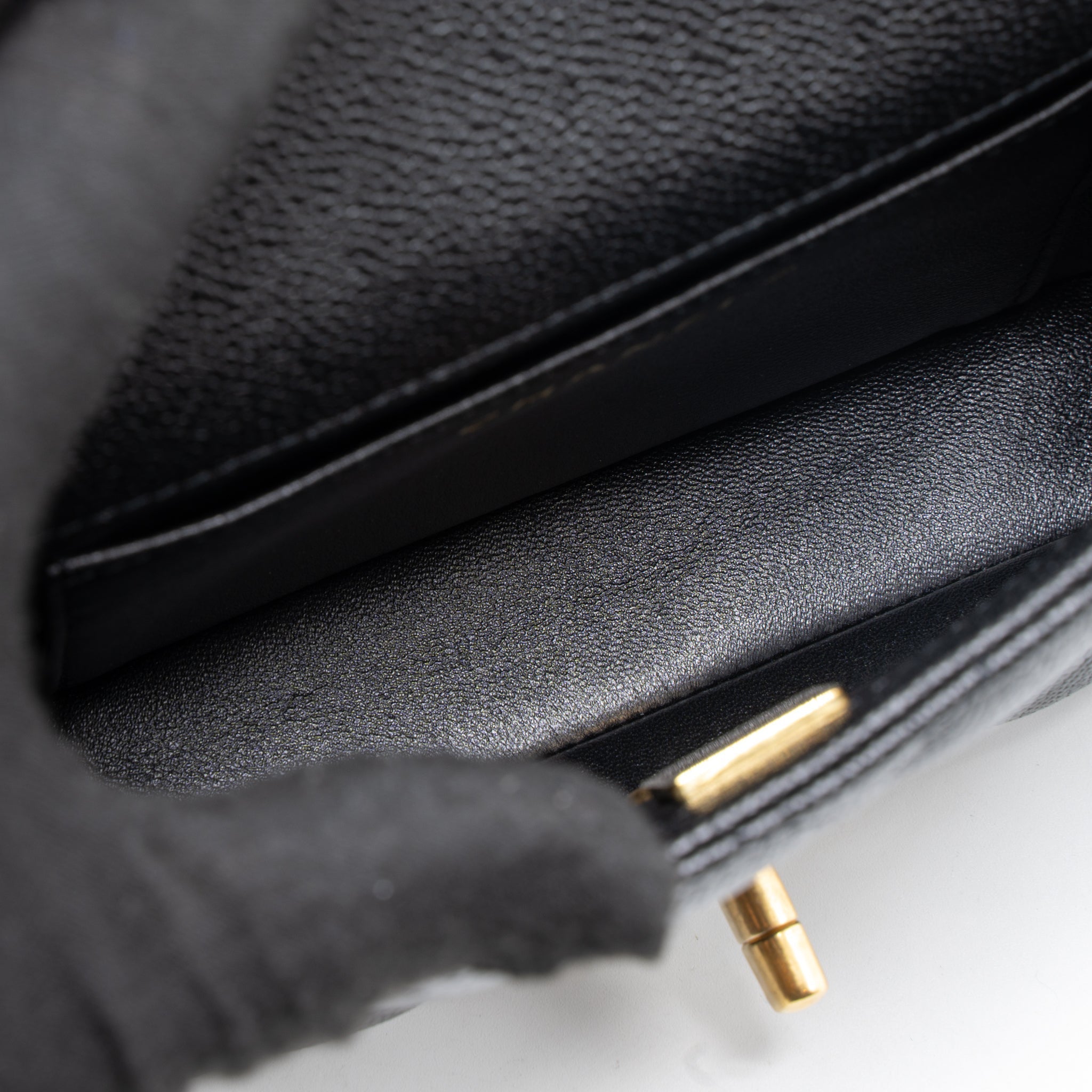 Chanel 23P Mini Coco Love Flap Bag Caviar Black  (Microchip)