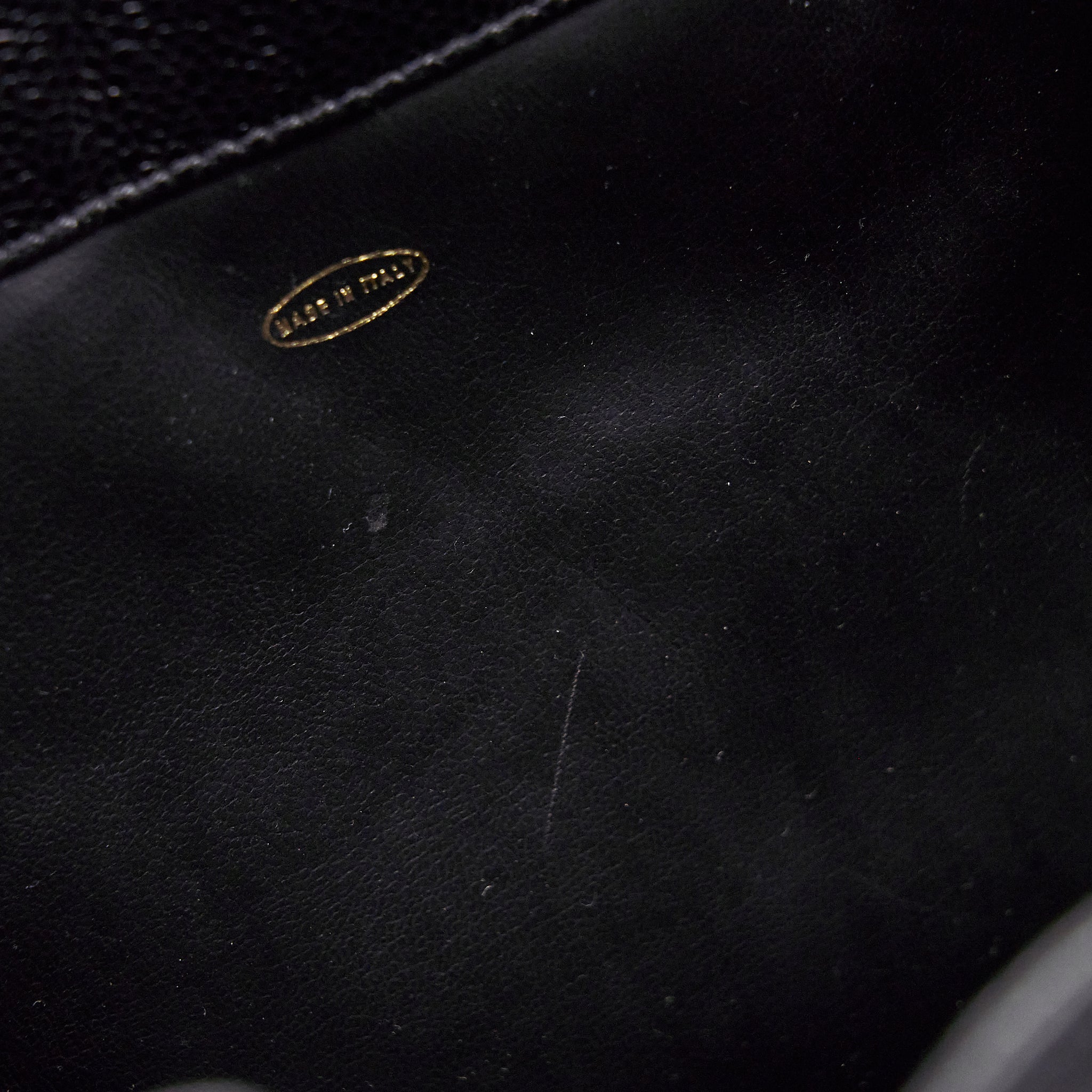 Chanel Vintage Bucket Bag Caviar Black