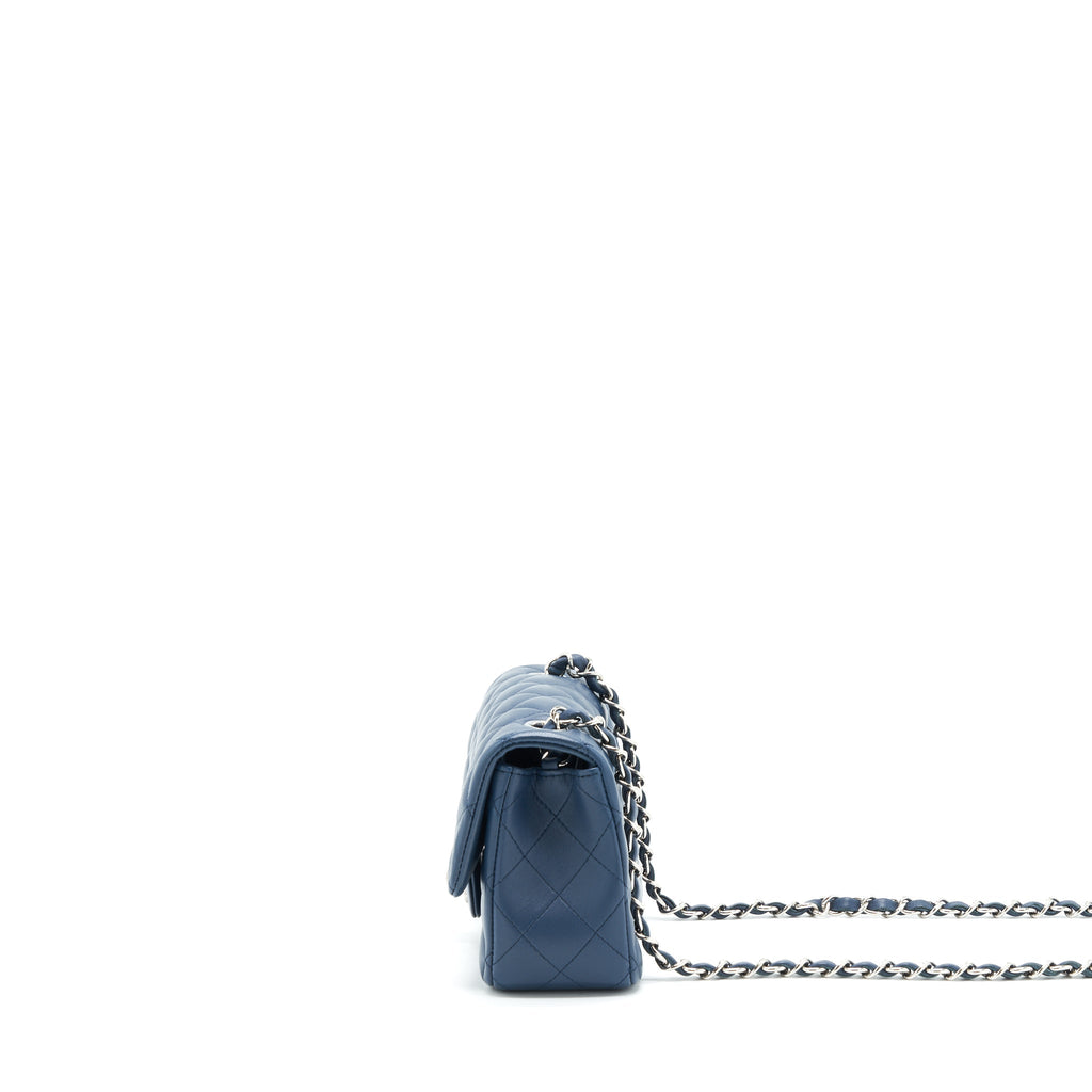 Chanel Mini Rectangular Flap bag Lambskin Blue