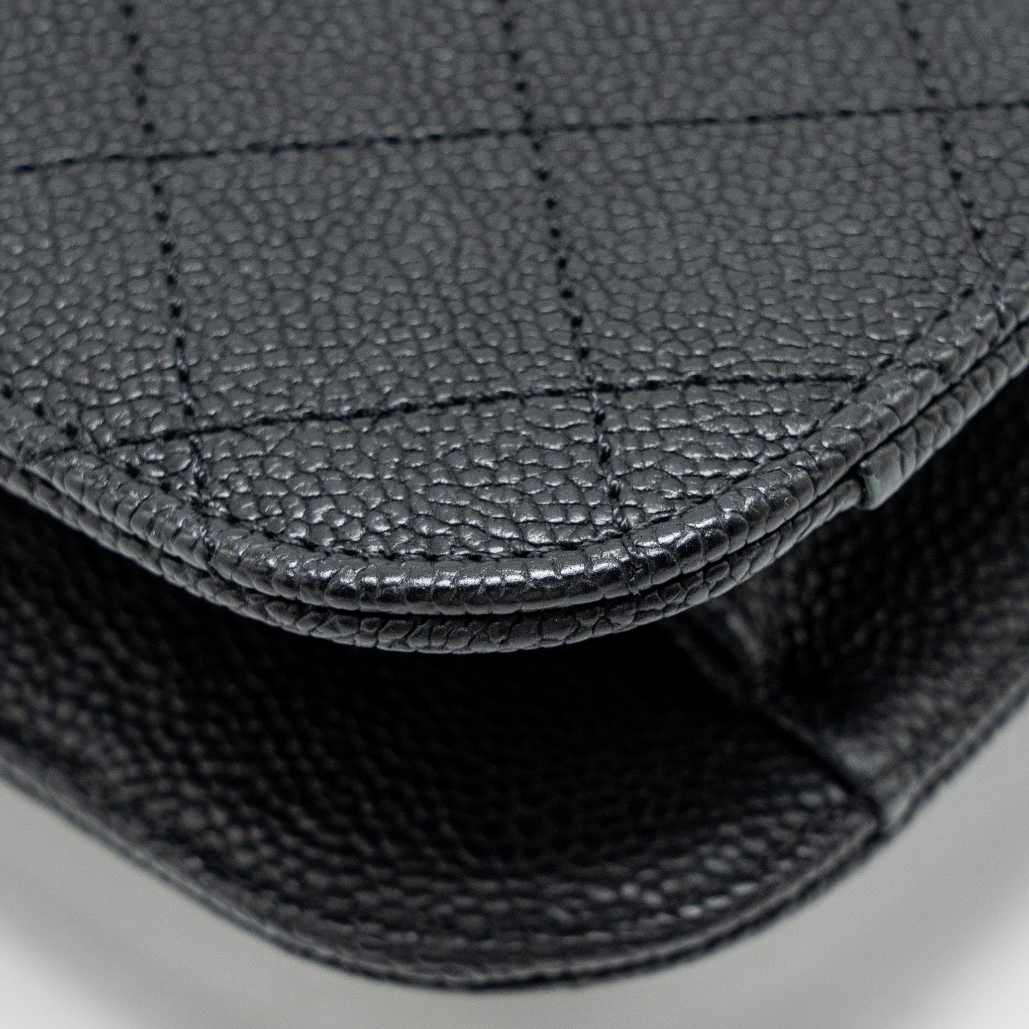 Chanel Paris-Cuba Thread Around Flap Bag With Chain Caviar Black L