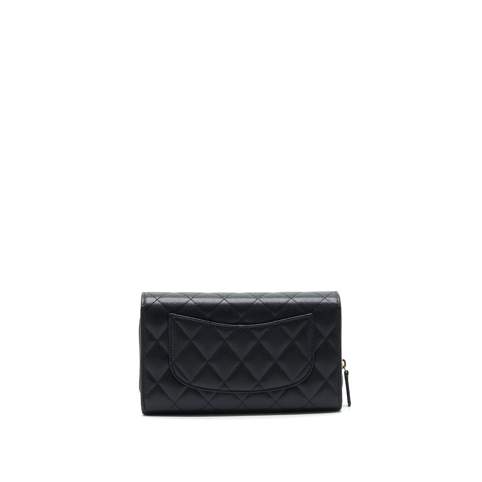 Chanel 22C 3 in 1 Wallet on Chain Caviar Black L