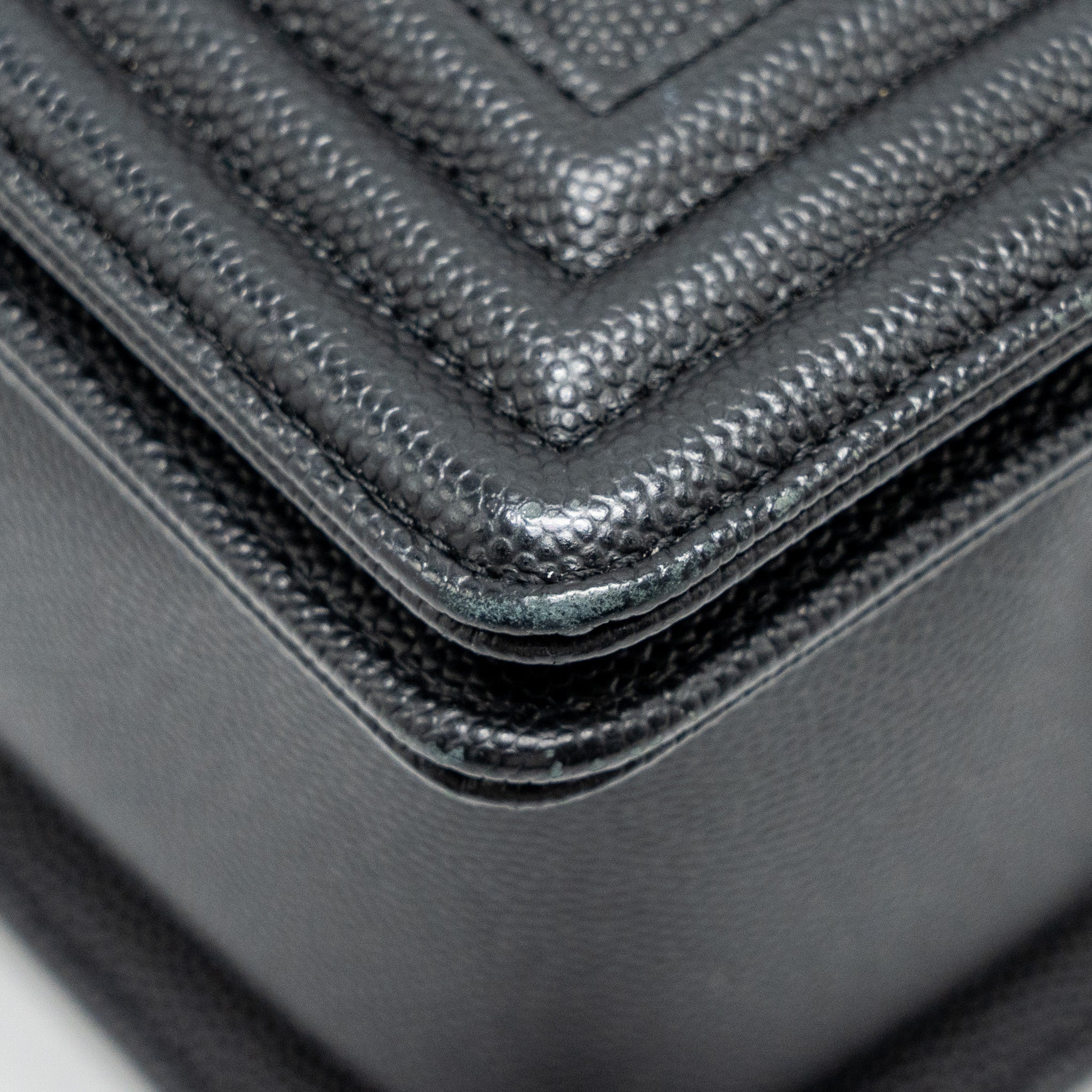 CHANEL Medium Boy Bag Caviar Black