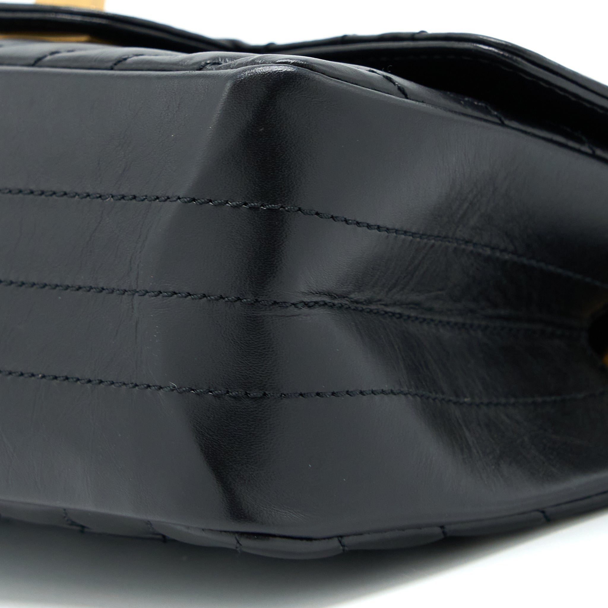 Chanel 2.55 Reissue Mini Chevron Flap Bag Aged Calfskin  Black