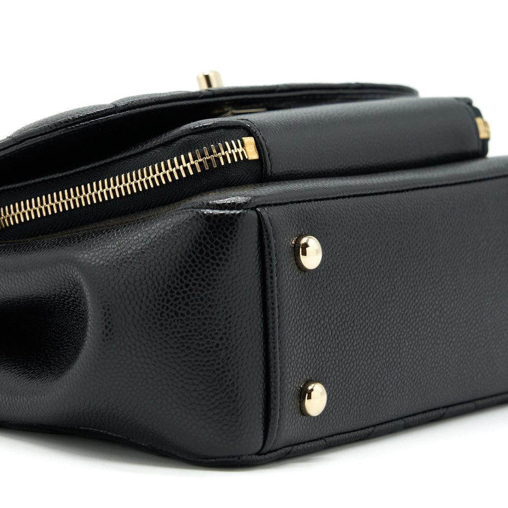 Chanel Small Business Affinity Caviar Black L