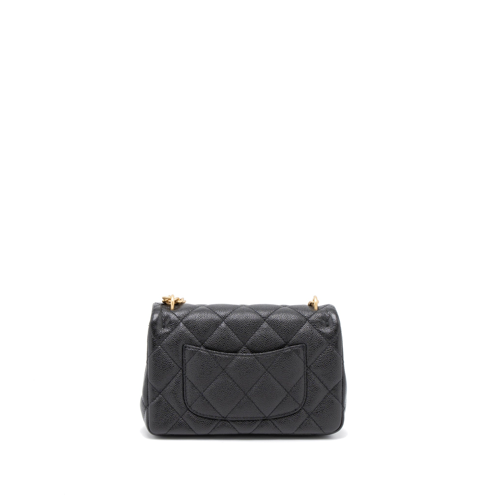 Chanel 23P Mini Coco Love Flap Bag Caviar Black  (Microchip)