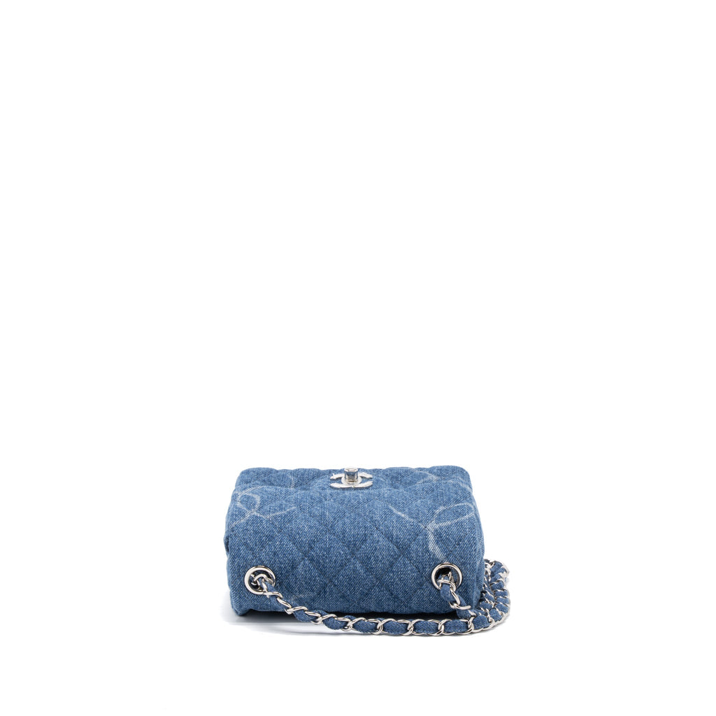 Chanel Mini Square Flap Bag Denim