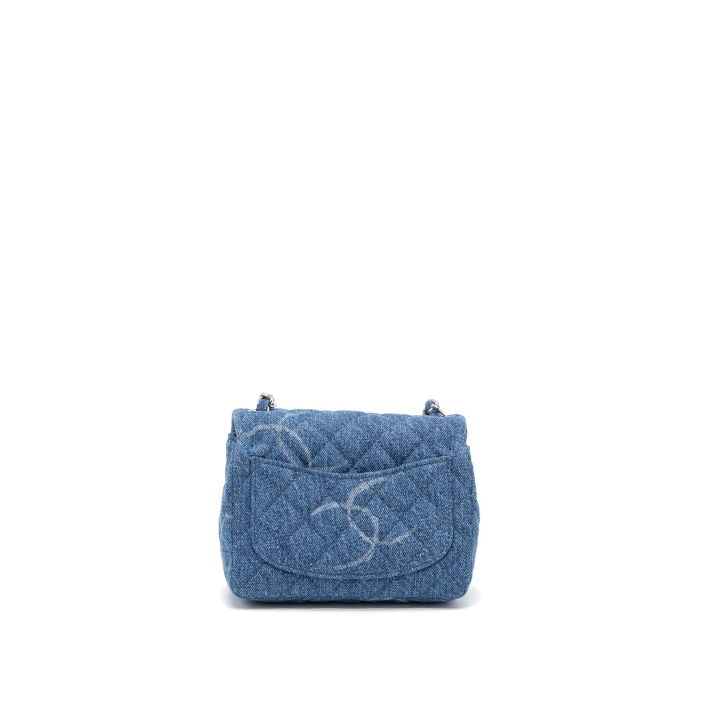 Chanel Mini Square Flap Bag Denim