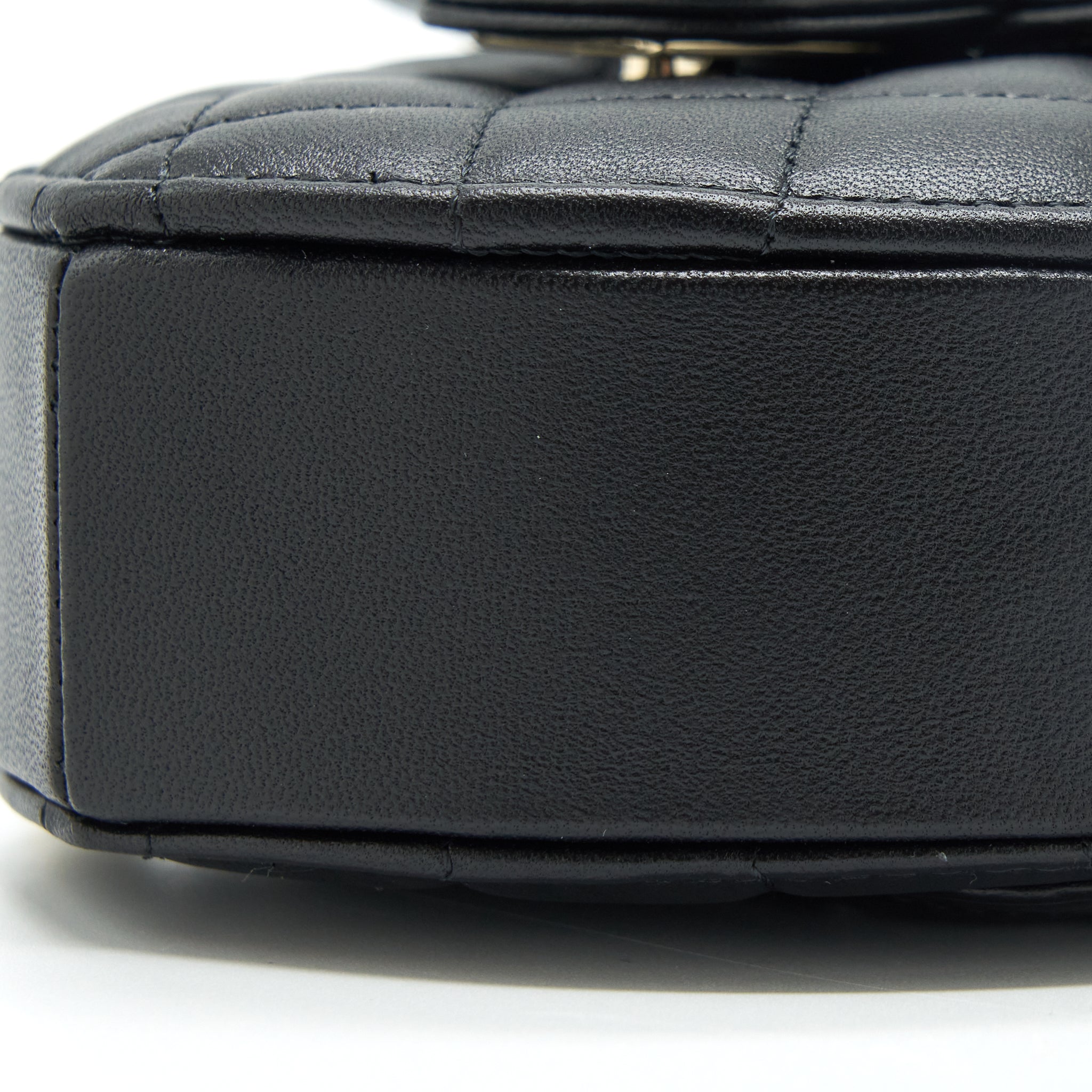 Chanel 22S Small Heart Bag Lambskin Black L