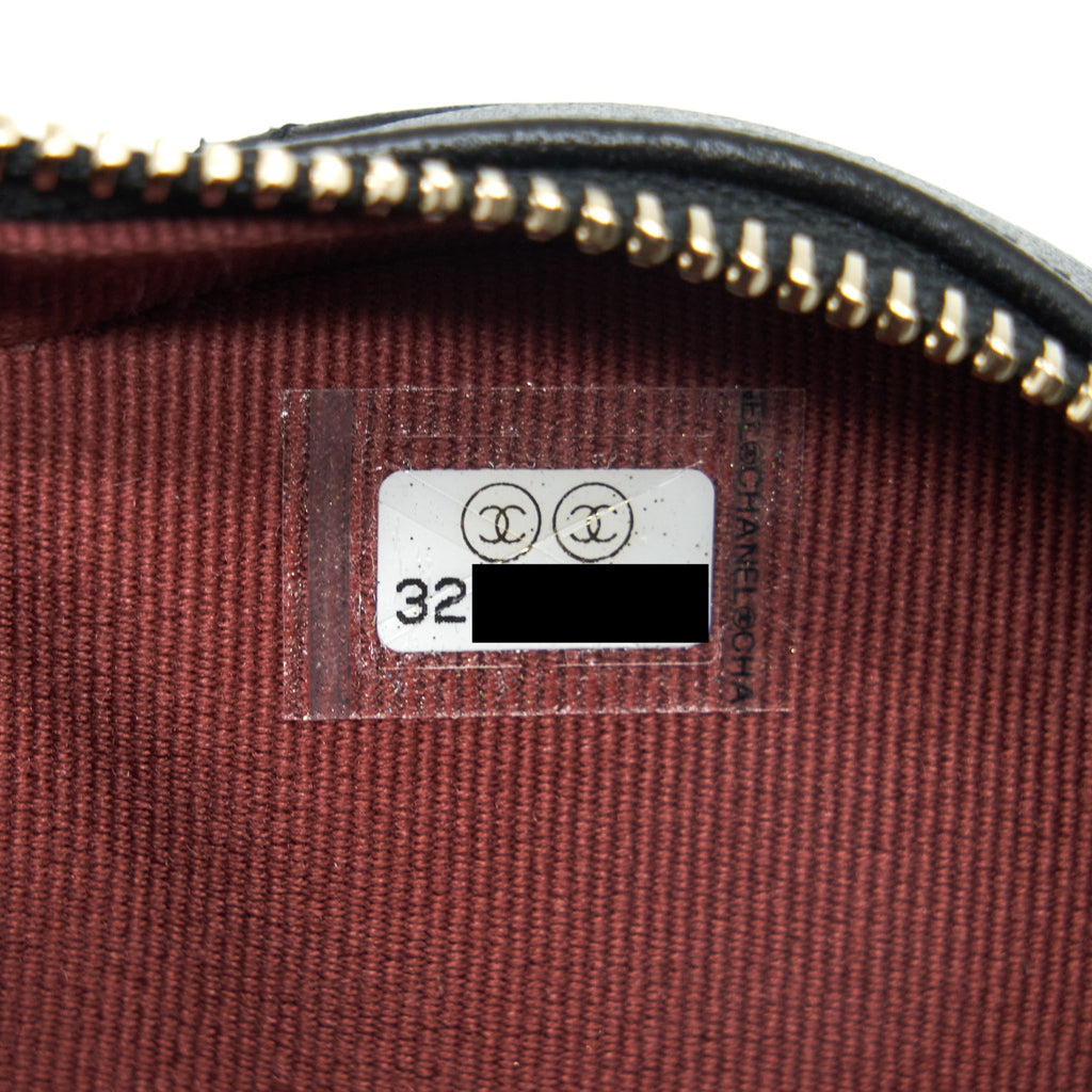 Chanel 22S Small Heart Bag Lambskin Black L