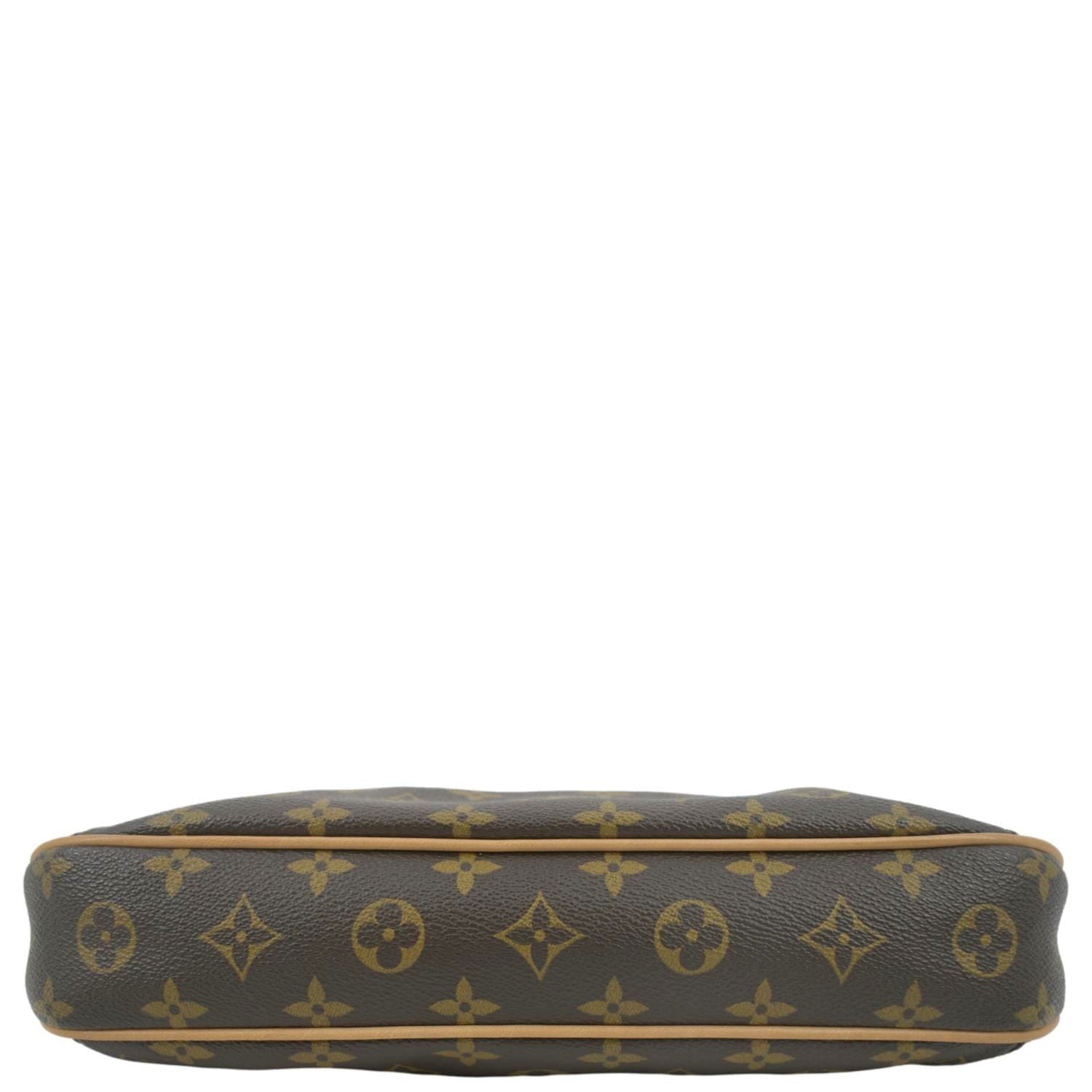 LOUIS VUITTON Thames PM Monogram Canvas Shoulder Bag Brown