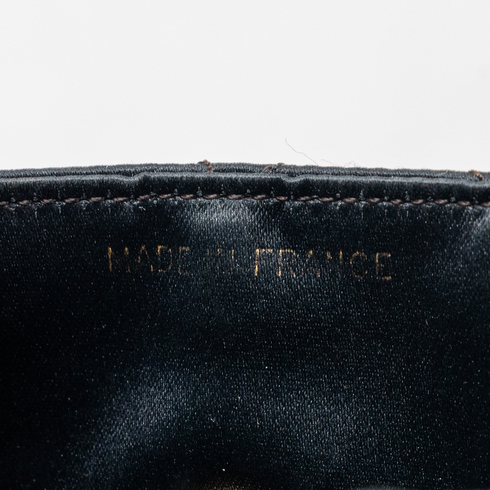 Chanel Vintage Flap Bag Satin Black