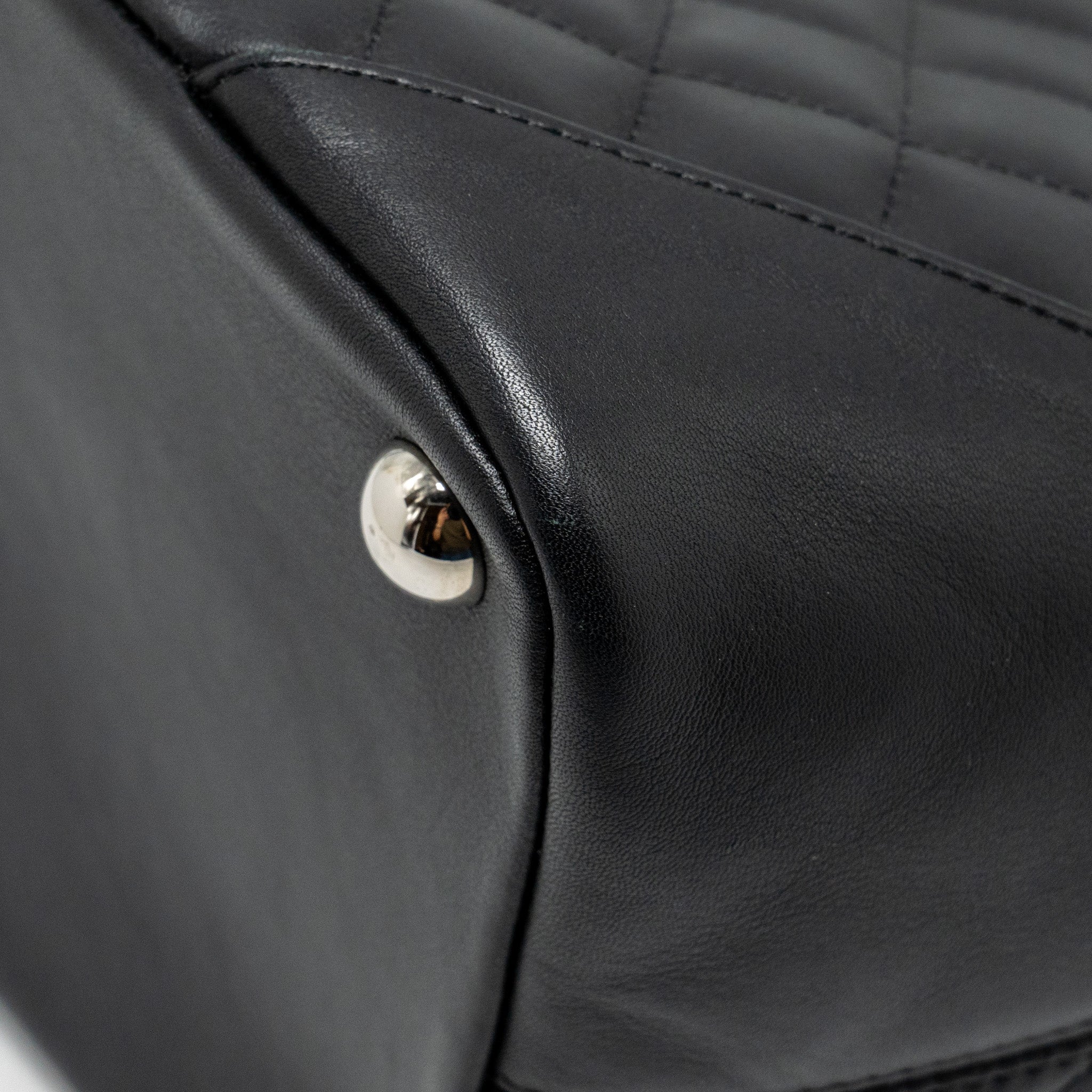 Chanel Cambon Ligne Tote Bag calfskin Black