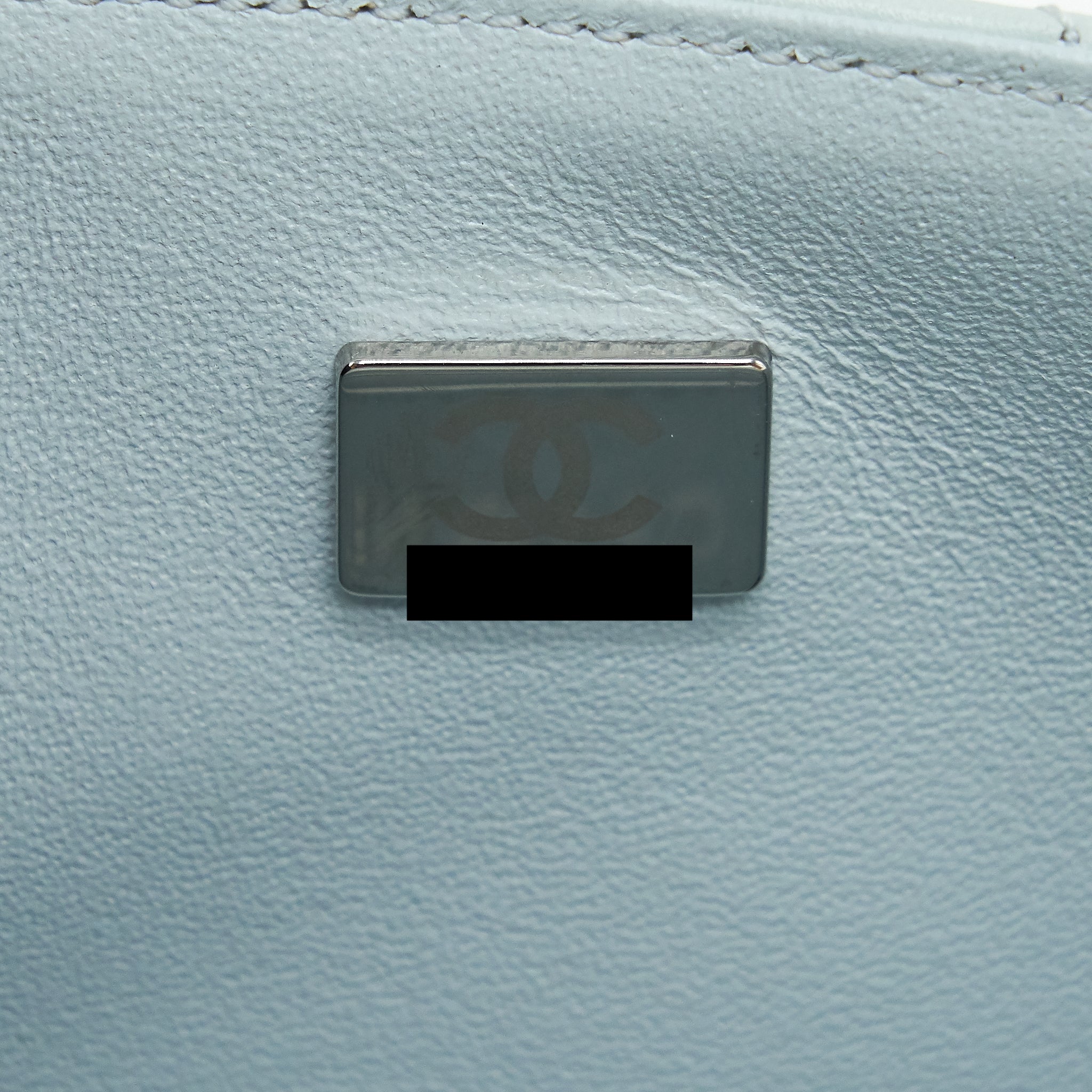 Chanel chevron mini 2.55 Reissue flap Bag Calfskin light blue