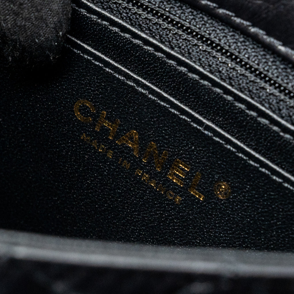 Chanel Mini 2.55 Reissue Flap Bag Aged Calfskin Black (microchip)