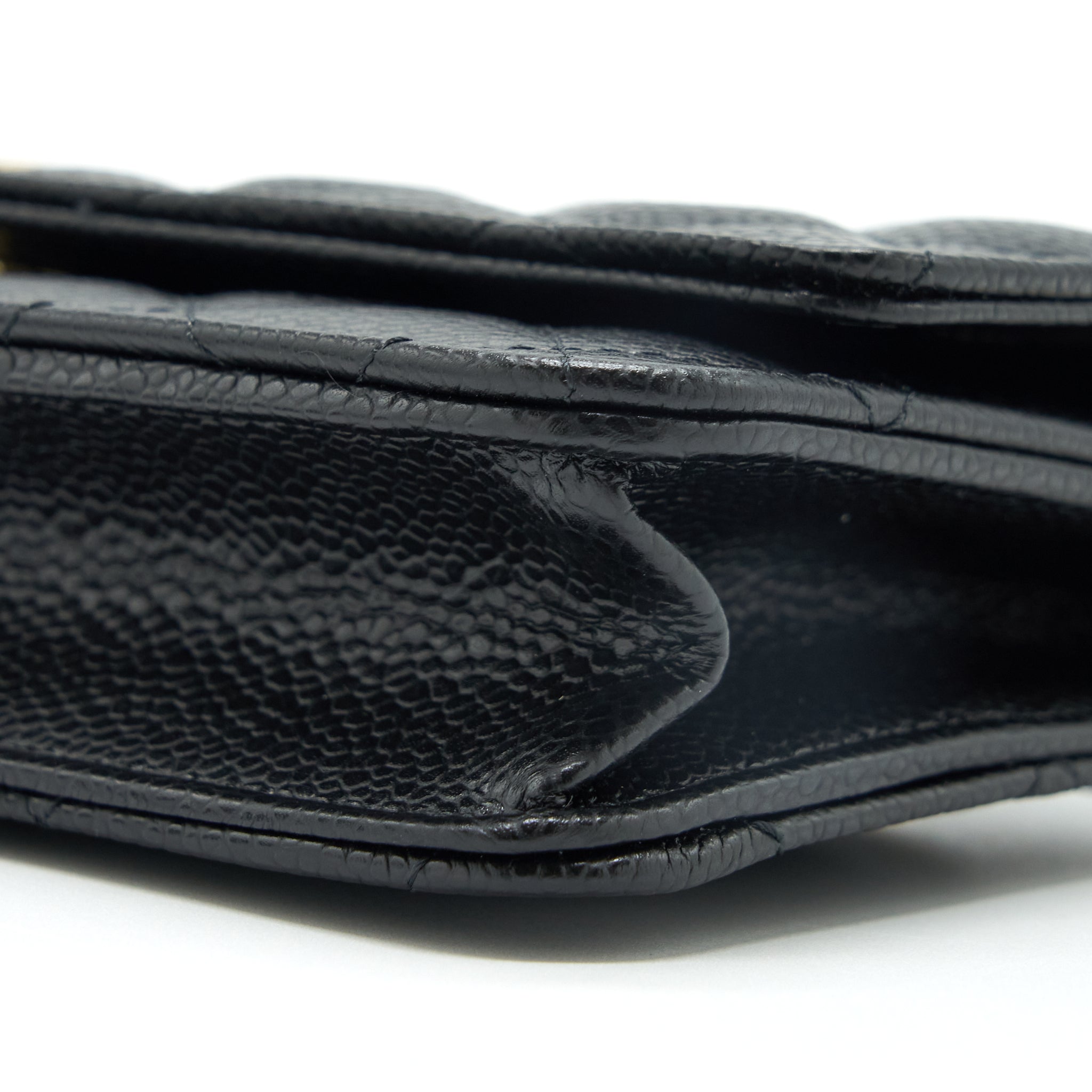 Chanel Classic Wallet On Chain Caviar Black