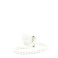 Chanel Grant Pearl Crush Mini Crossbody Bag Lambskin White L