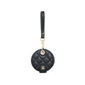 Chanel Quilted Luggage Tag Lambskin black L